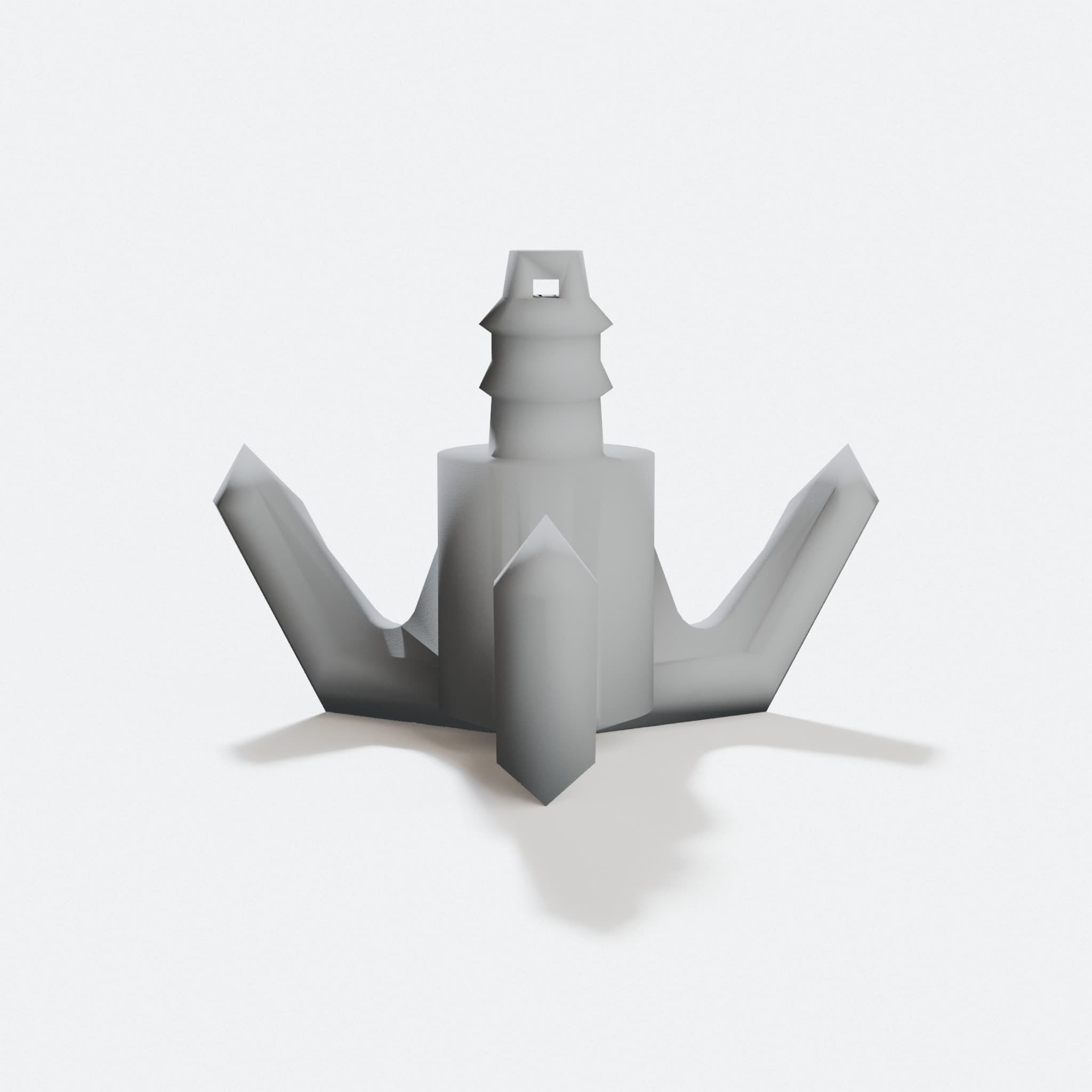 3D Printed Nerf Grappling Hook Dart Tip, hero tilt