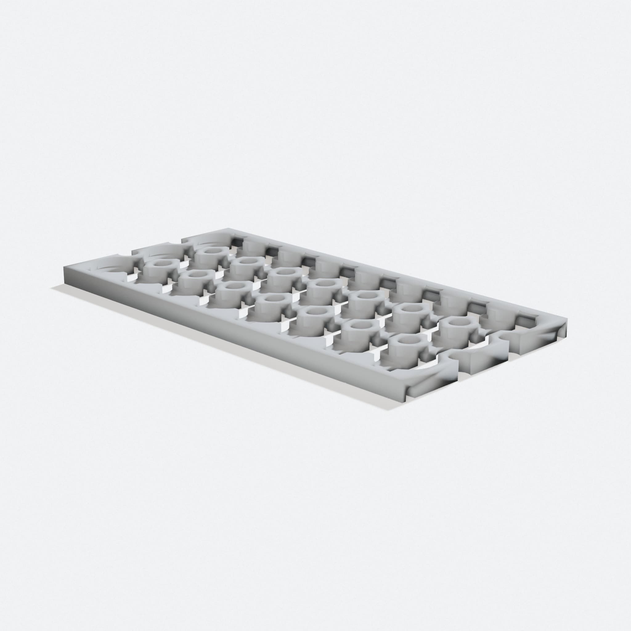 18650 Battery Holder Tray for Ebike and DIY Projects, turn three quarter