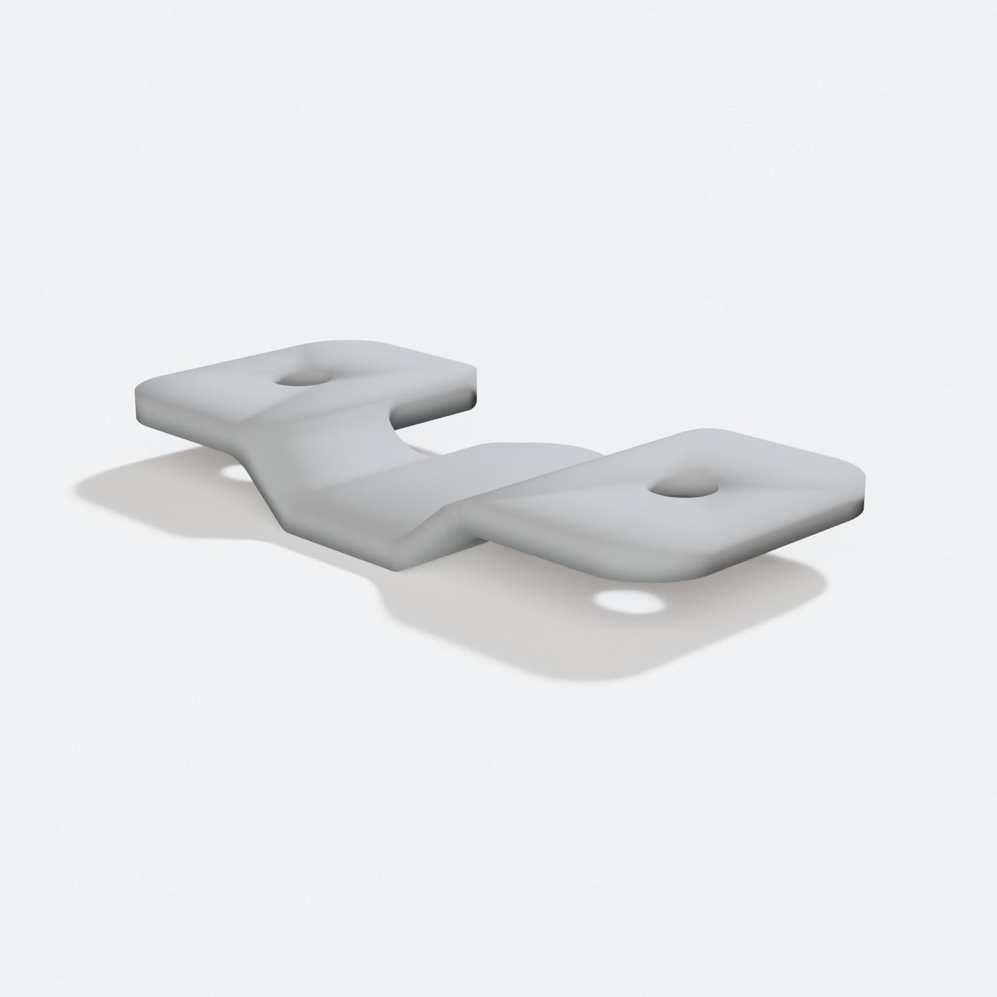 3D Printed Interlocking Hook for Pictures, turn three quarter