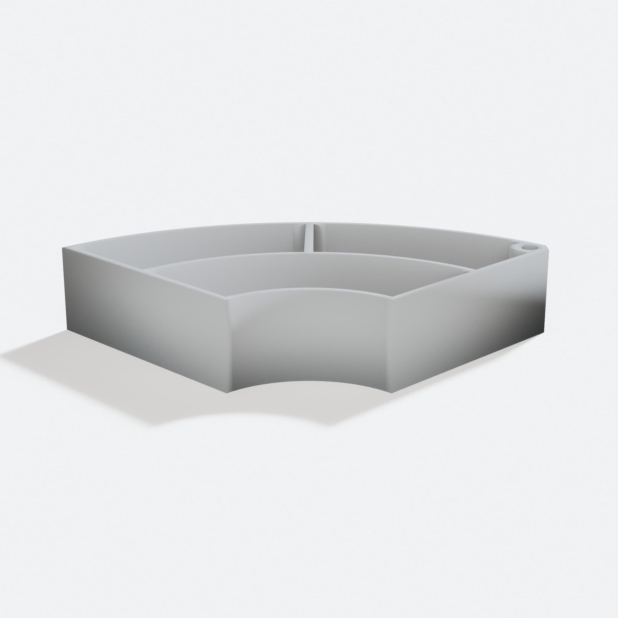 3D Printed Spool Parts Trays for Storage, turn three quarter