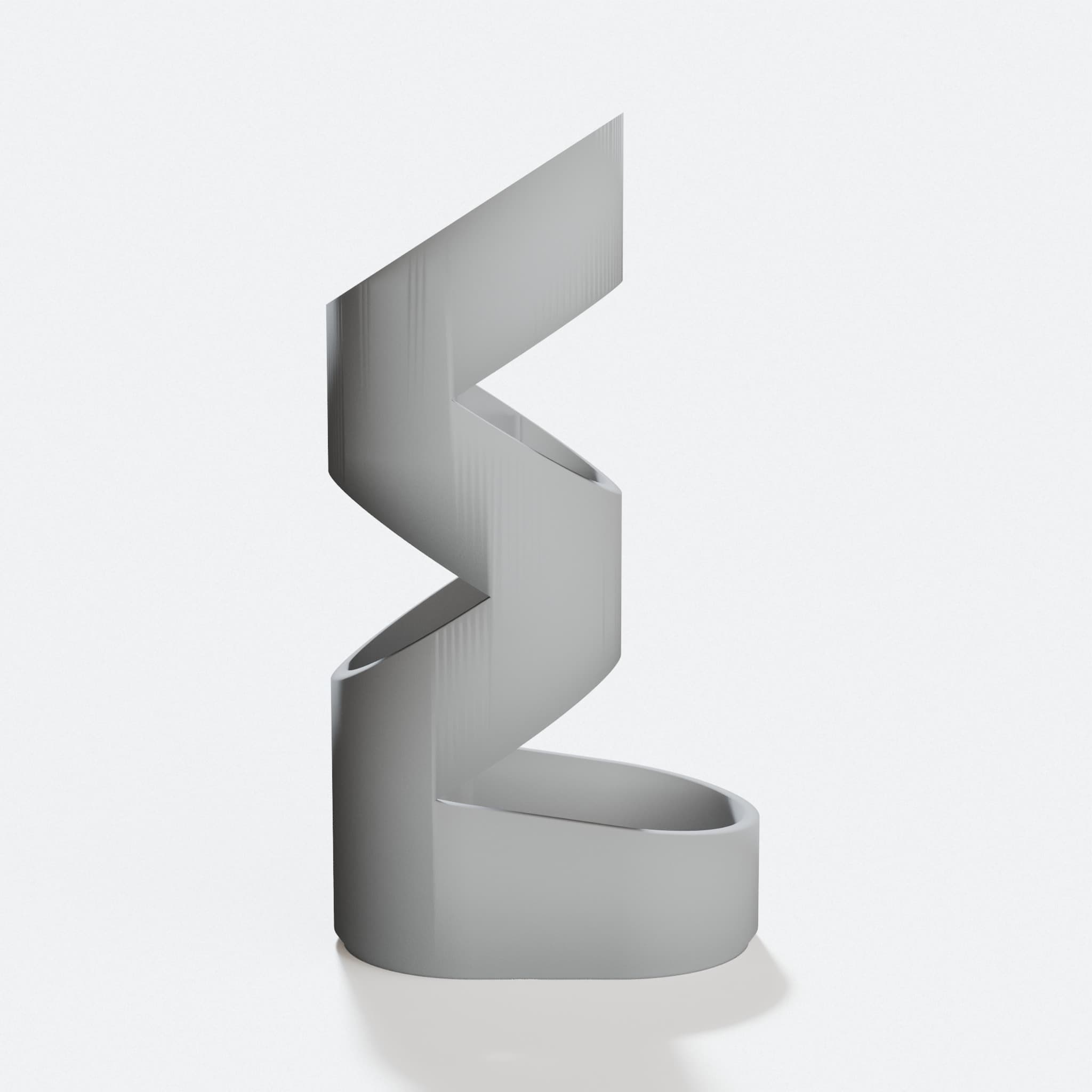Zigzag Dice Tower 3D Printed Toys & Catch Tray, hero tilt