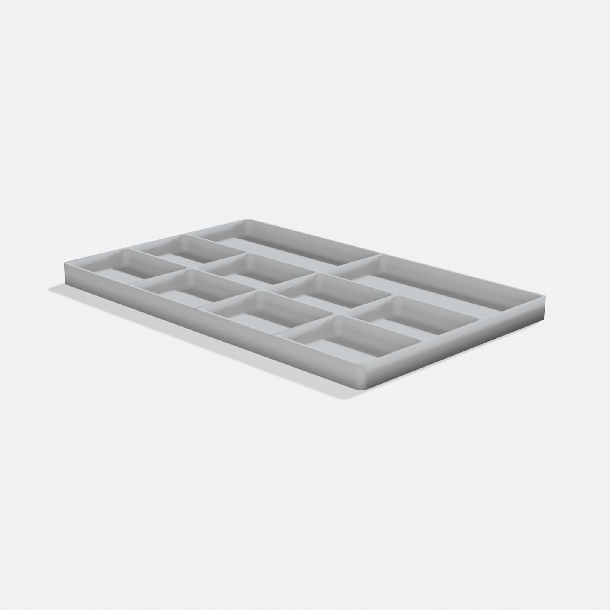 Small Parts Assembly Tray for Electronics Repair, turn three quarter