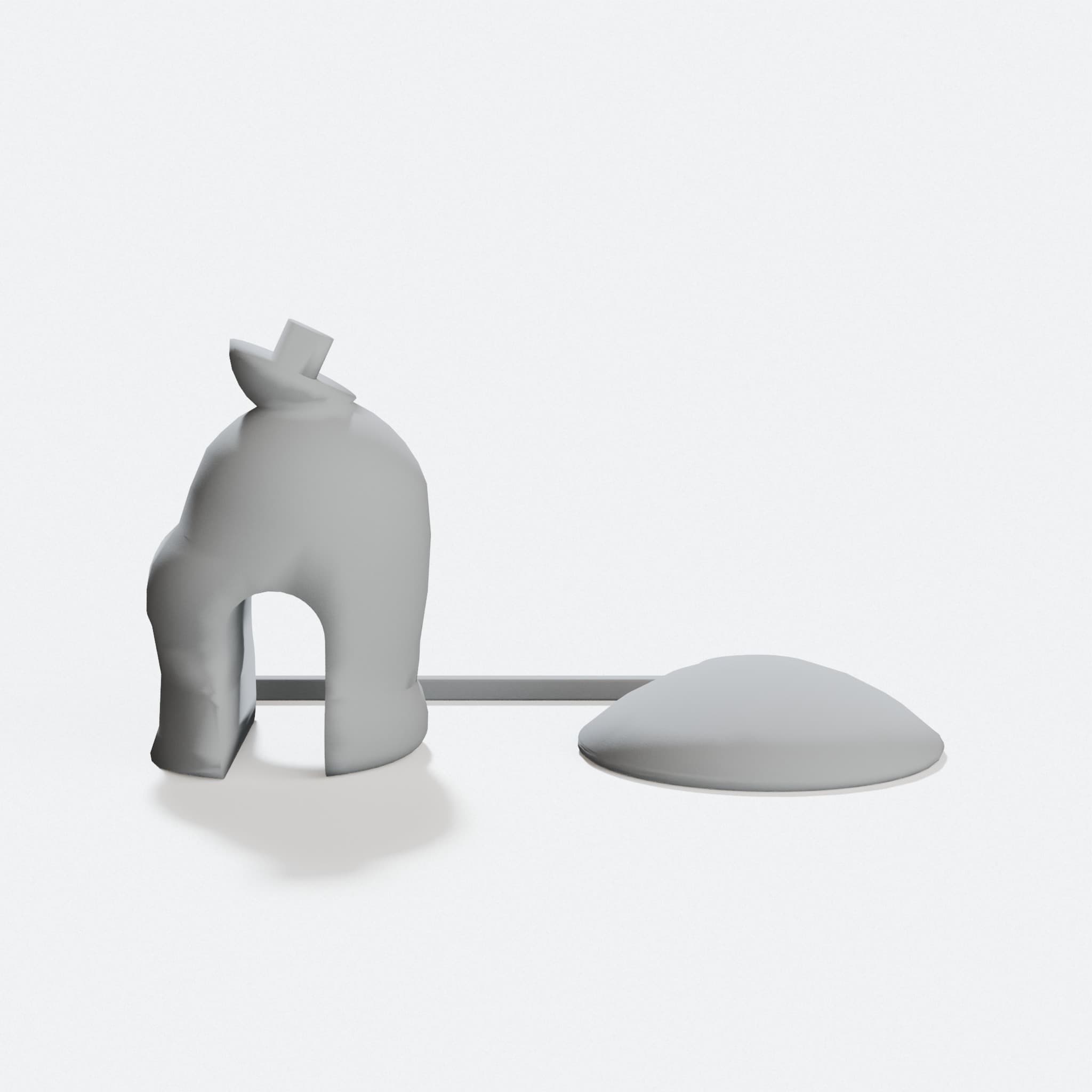 3D Printed Fisherman Tea Bag Holder for Kitchen, hero tilt