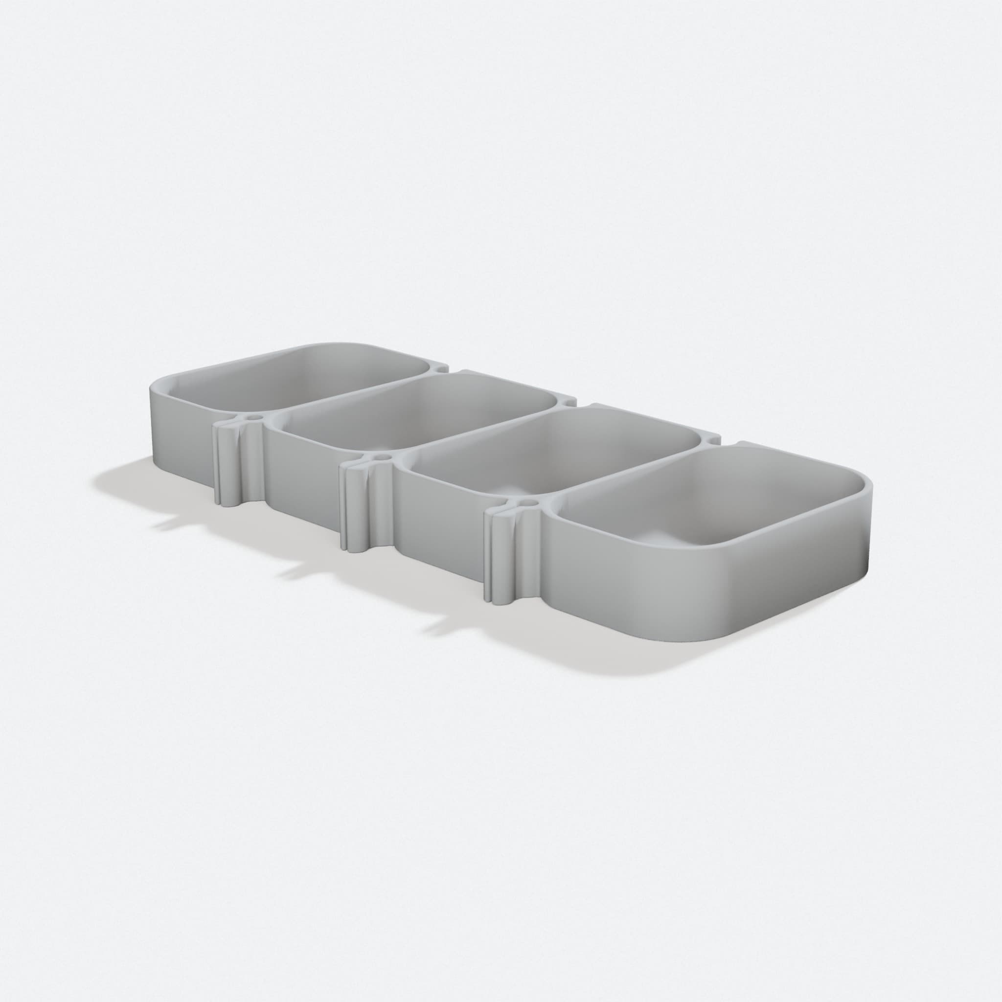Lock Together Screw Trays Compatible with Nest, turn three quarter