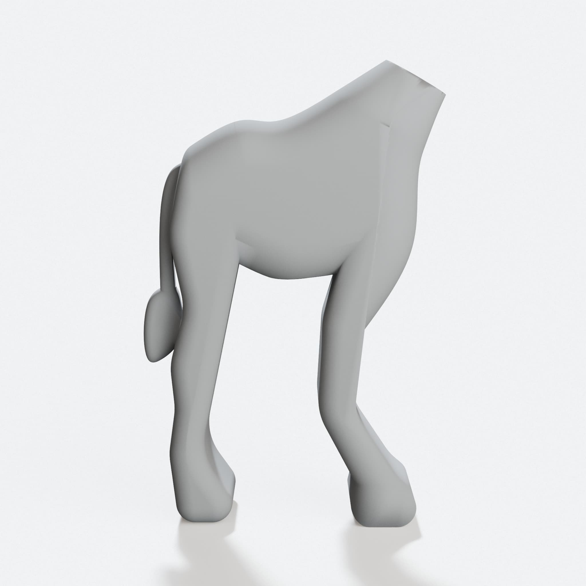 Giraffe Toothbrush Stand, 3D Printed Home Decor, hero tilt