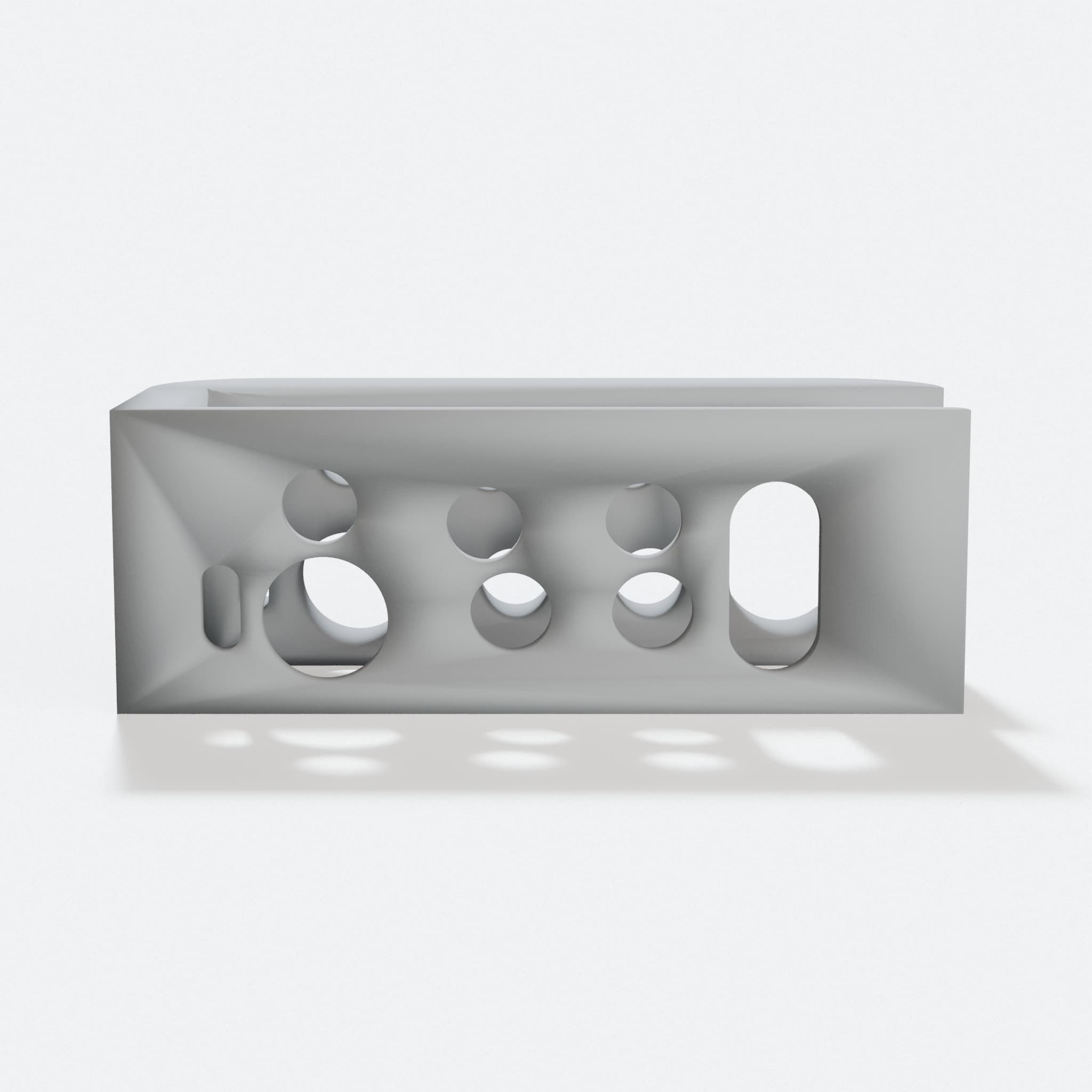 Bathroom Arranger Toothbrush Holder, 3D Printed Home Decor, hero tilt