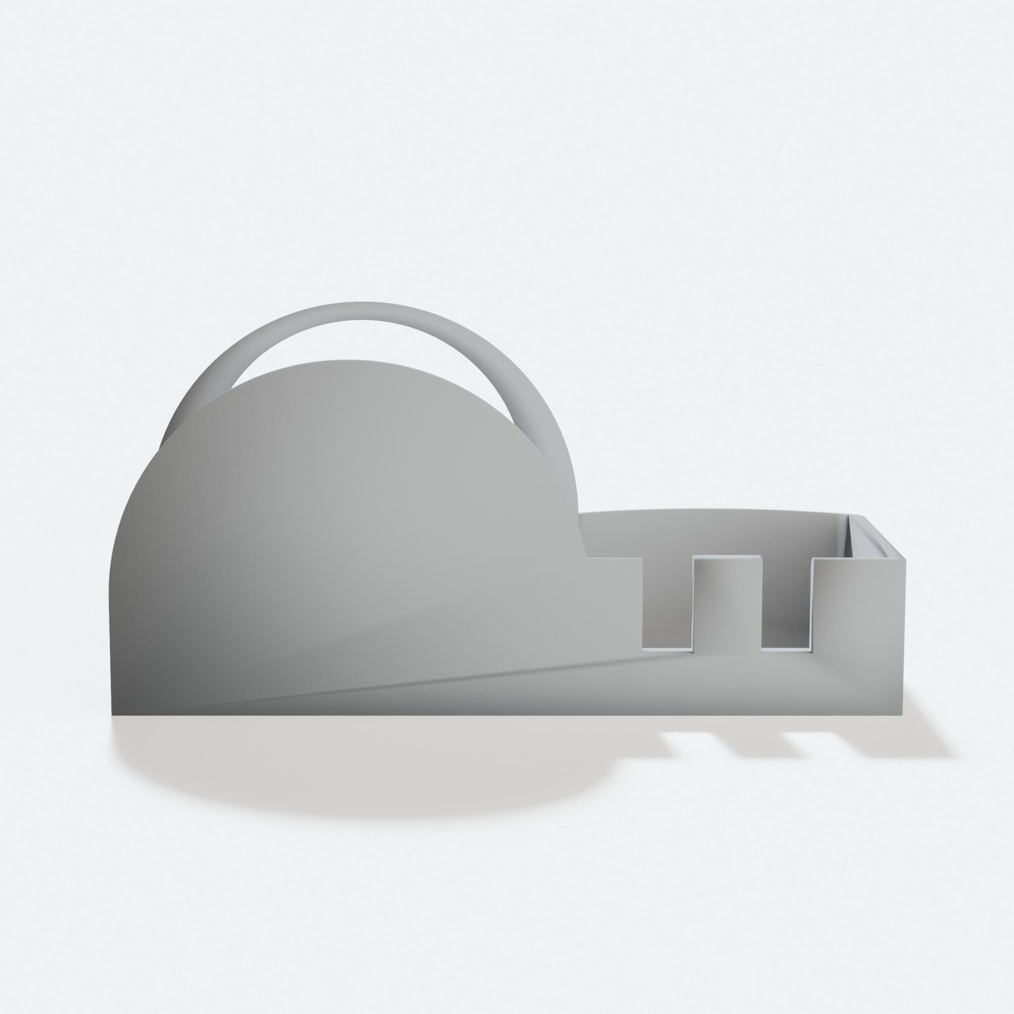 3D Printed Toothbrush Holder for Bathroom Decor, hero tilt