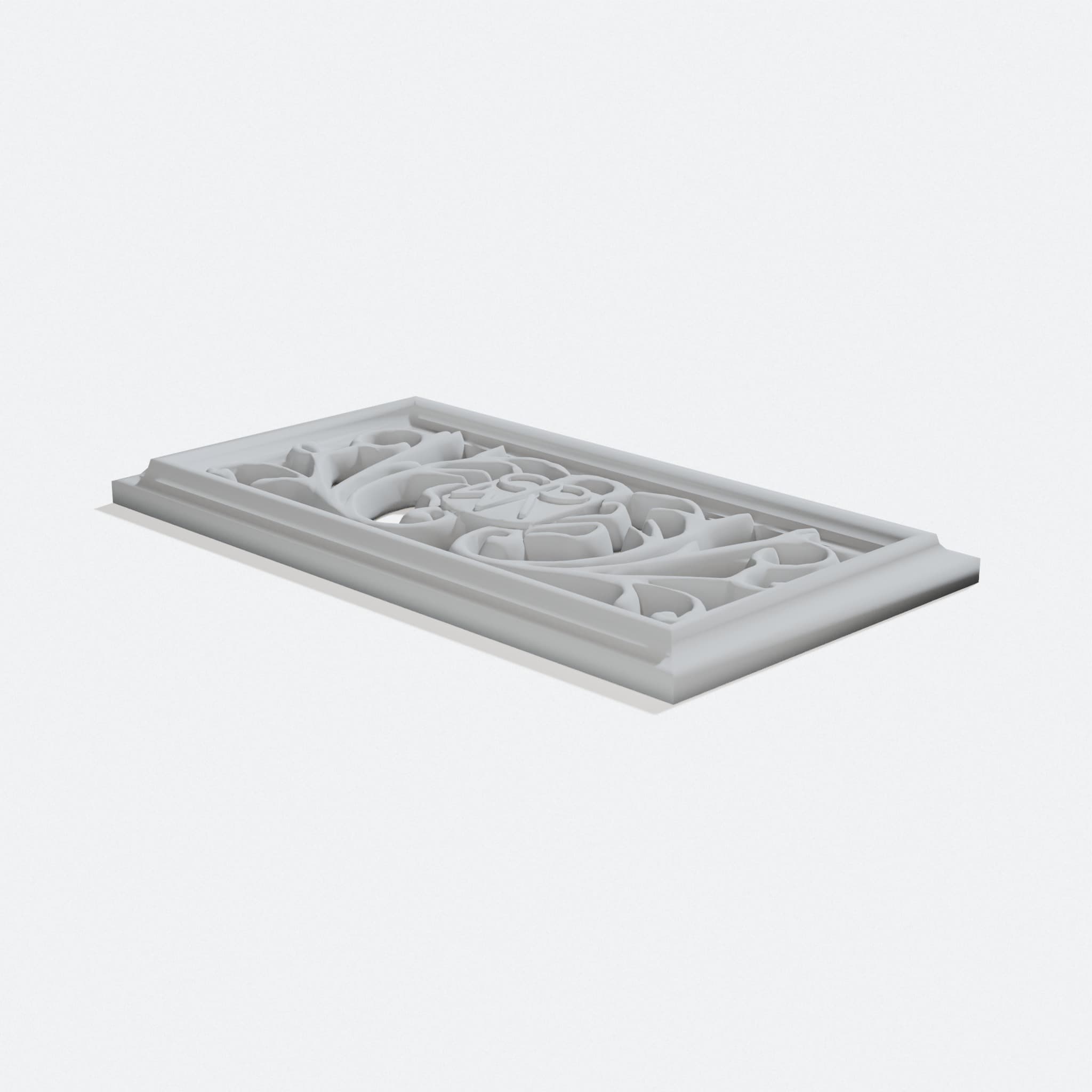 Victorian Vent 3D Printed Home Decor, turn three quarter