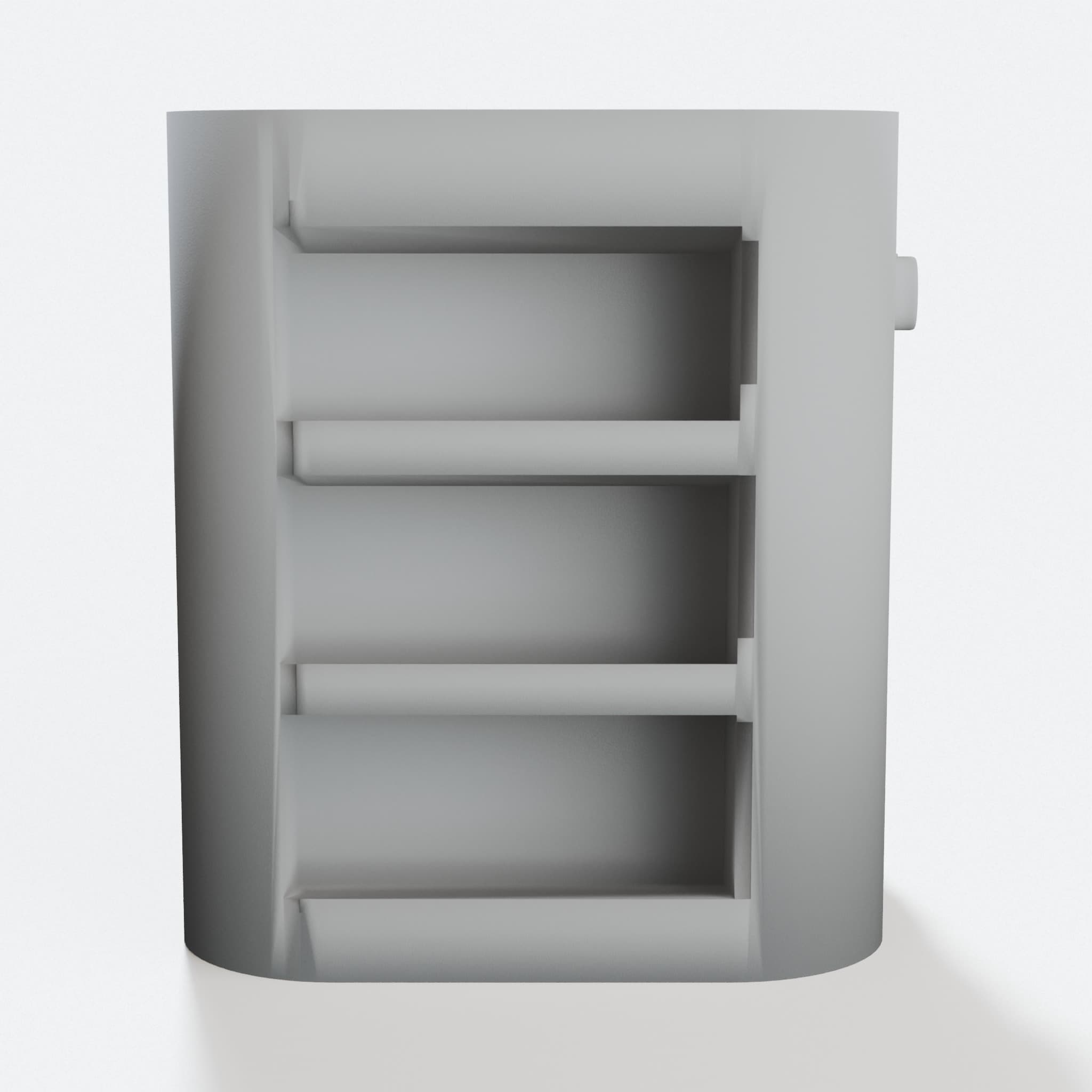 3D Printed Philips OneBlade Stand with Clip Storage, hero tilt