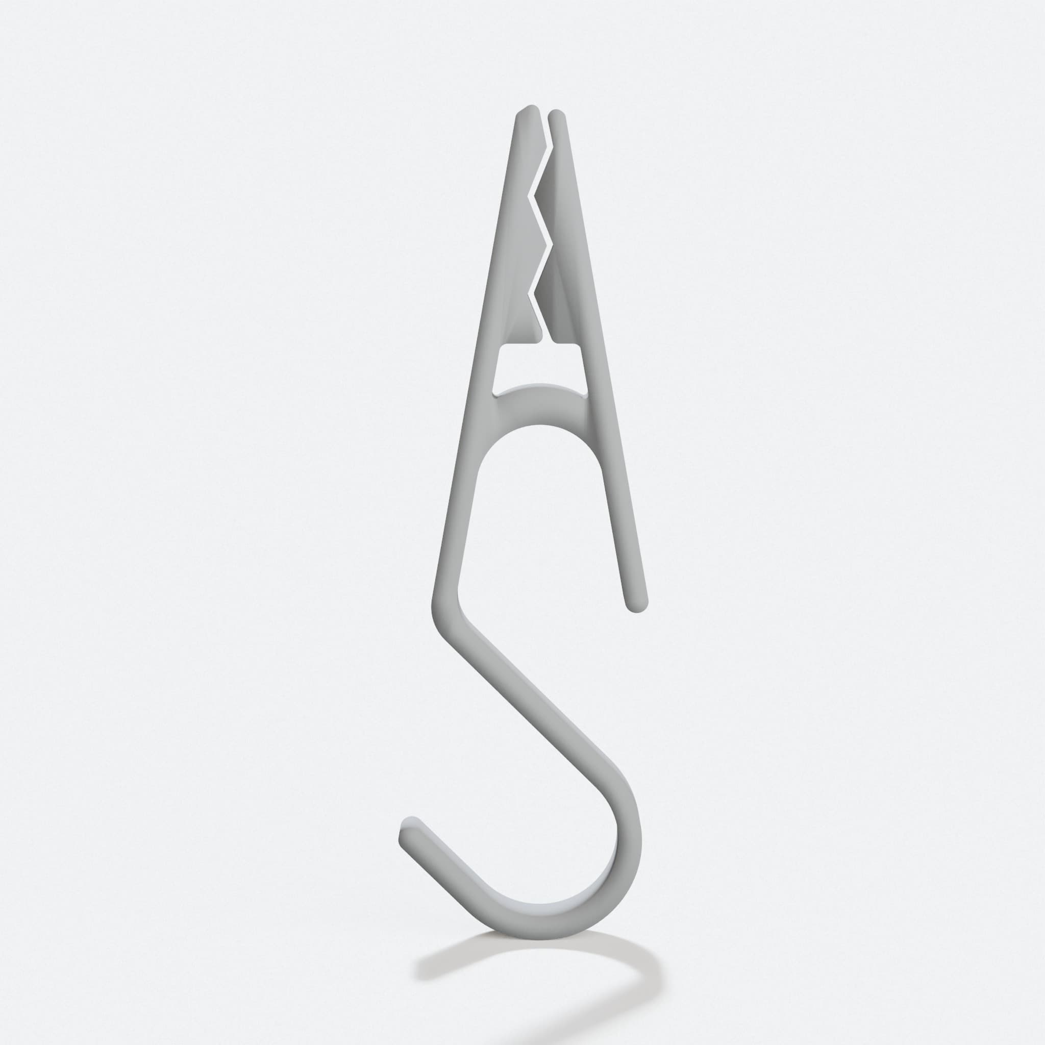 Shower Rail Peg Hook for 20mm Towel Hanging, hero tilt