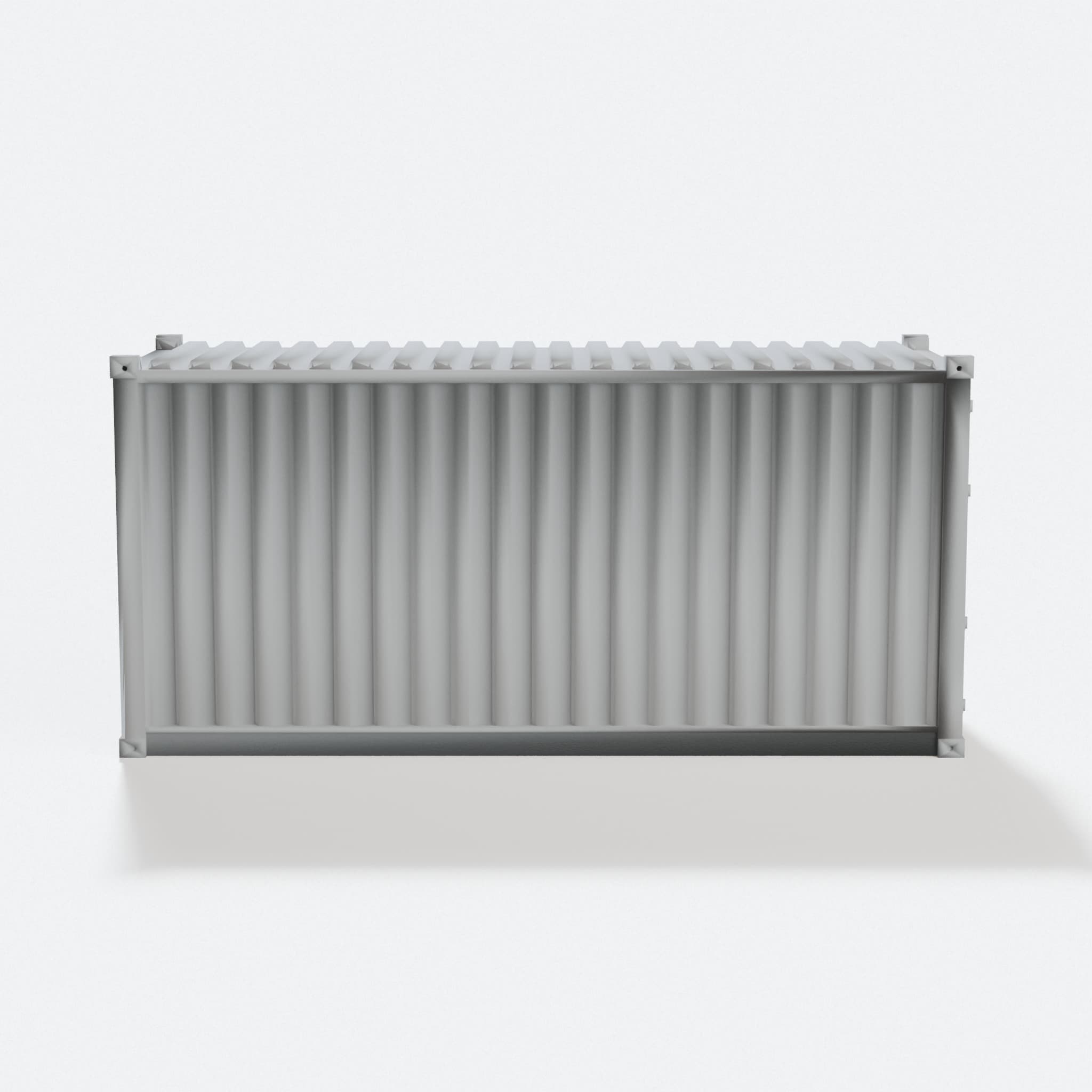HO Scale Shipping Containers 3D Printed Toys 10ft 20ft 40ft, hero tilt