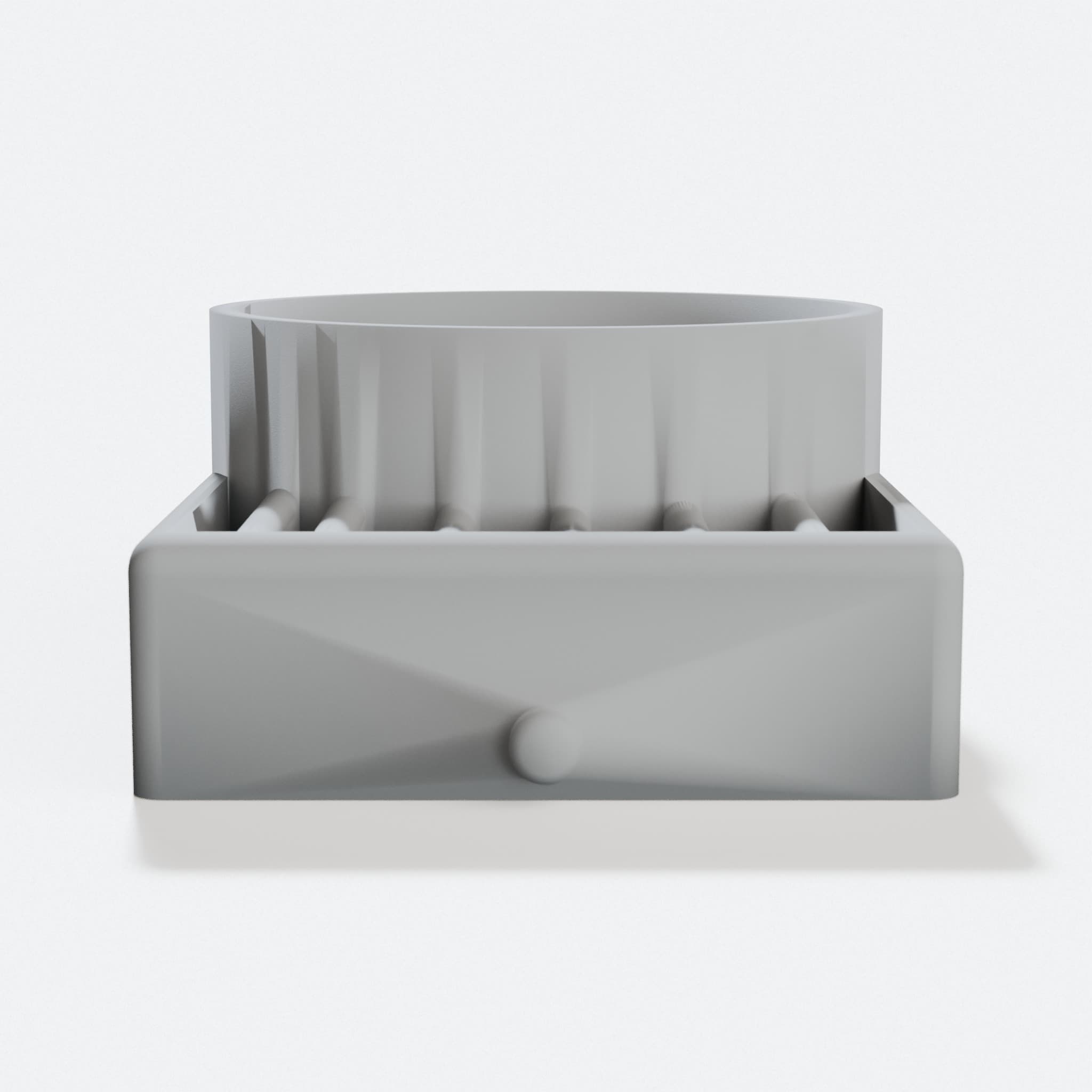 VW MKIV Vent Gauge Pod 3D Printed Car Accessory, hero tilt