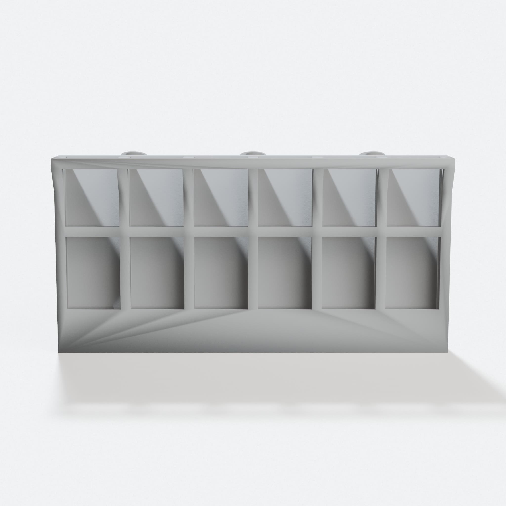 3D-Printed Pegboard Tweezer Rack Organizer, hero tilt