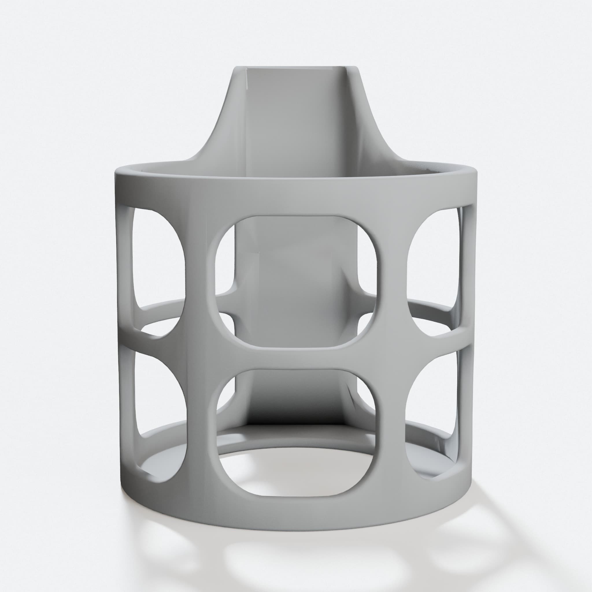 3D Printed Spray Paint Can Holder Organizer, hero tilt