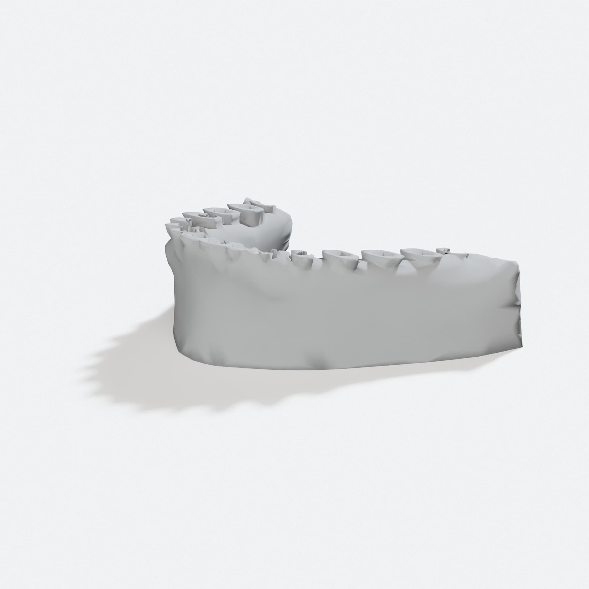 3D Printed Jaw Bit Holder for Screwdriver Bits, turn three quarter