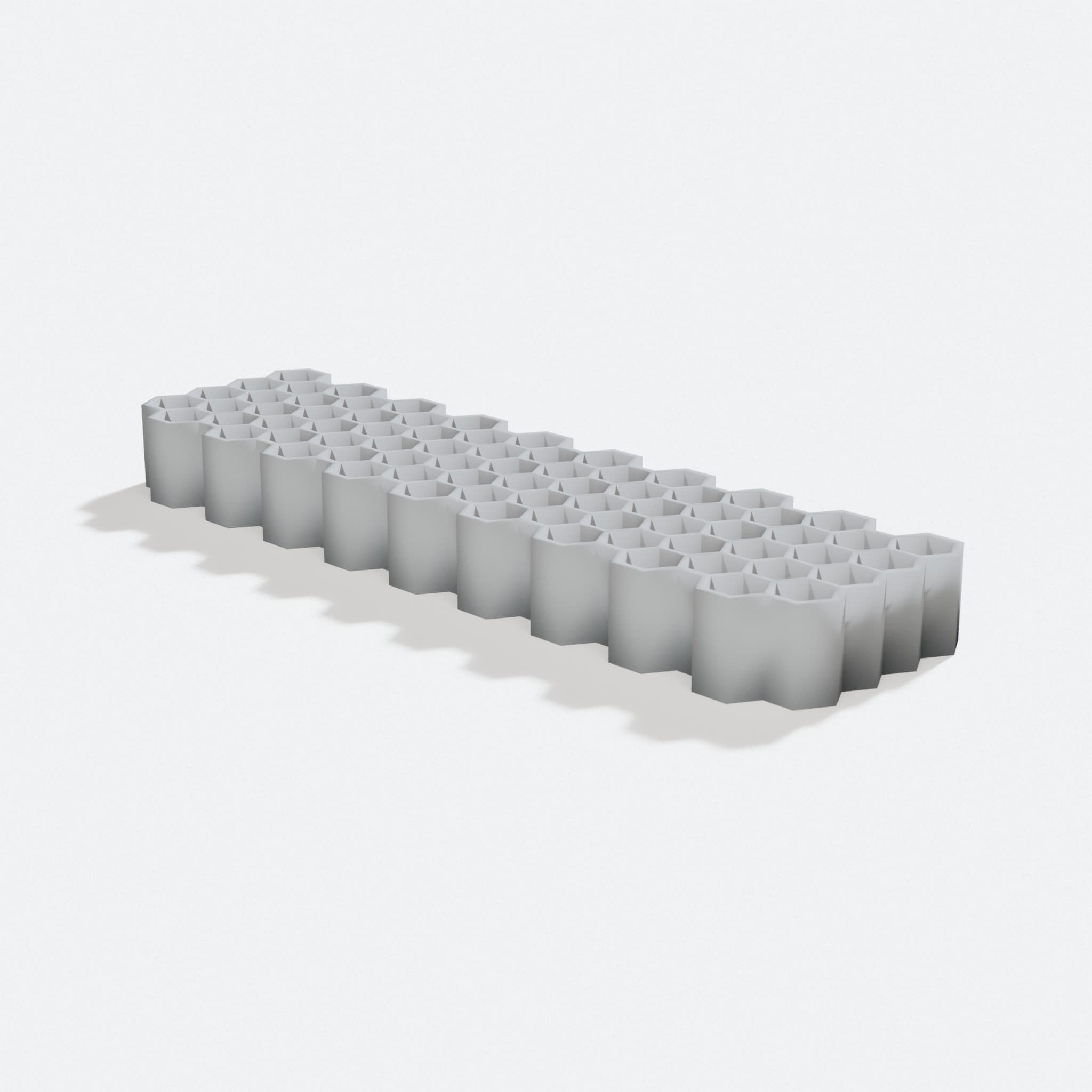 Hex Bit Organizer - 3D Printed Workshop Tool, turn three quarter