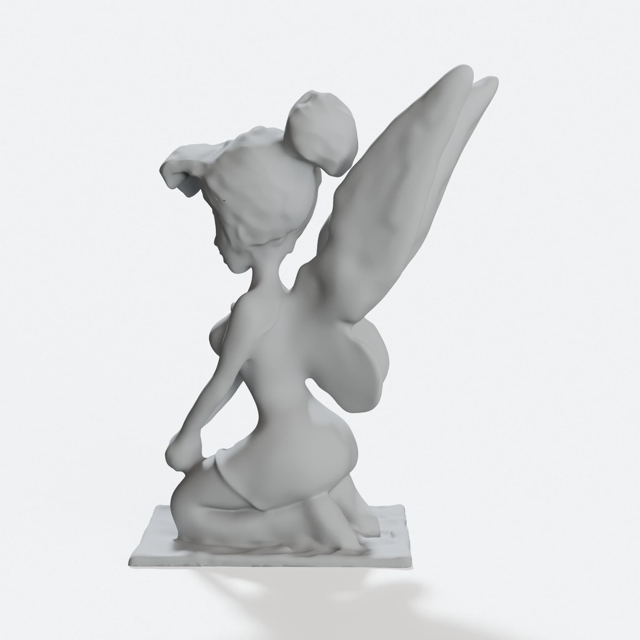 3D Printed Garden Fairy Ornament Decor, hero tilt