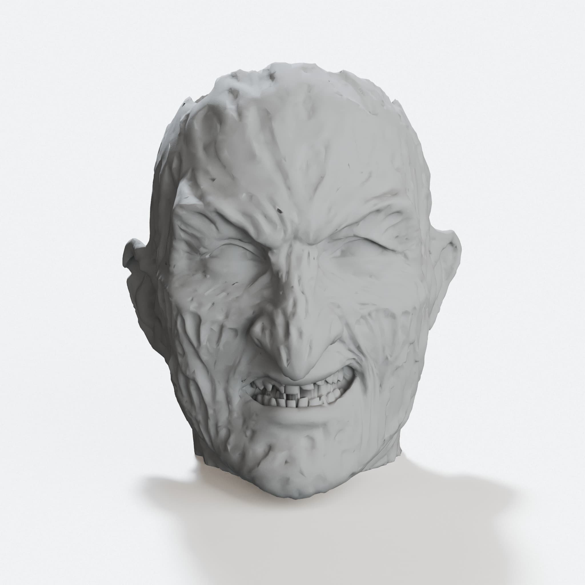 Freddy Krueger 3D Printed Planter, hero tilt