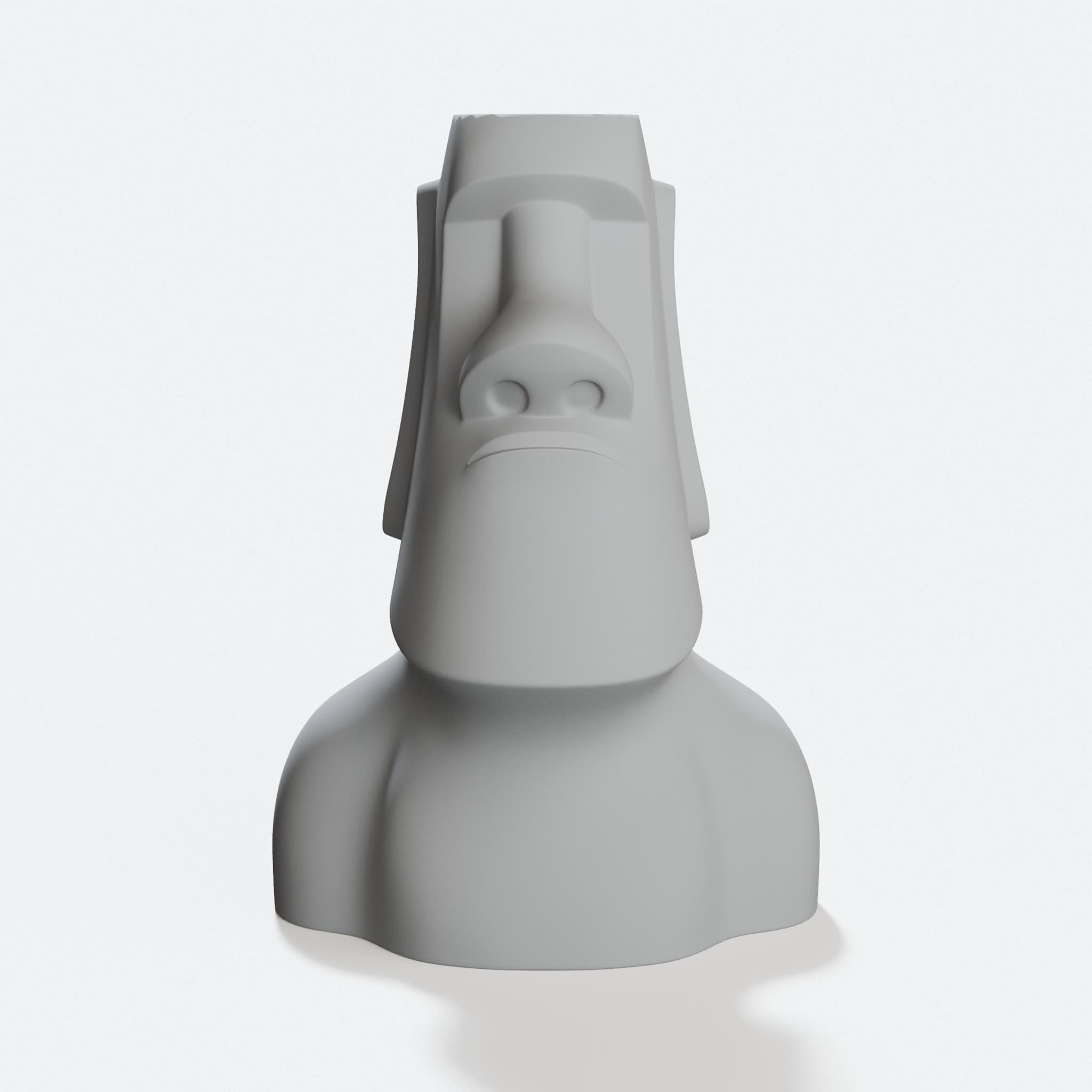 MOAI Planter Vase, 3D Printed Home Decor, hero tilt