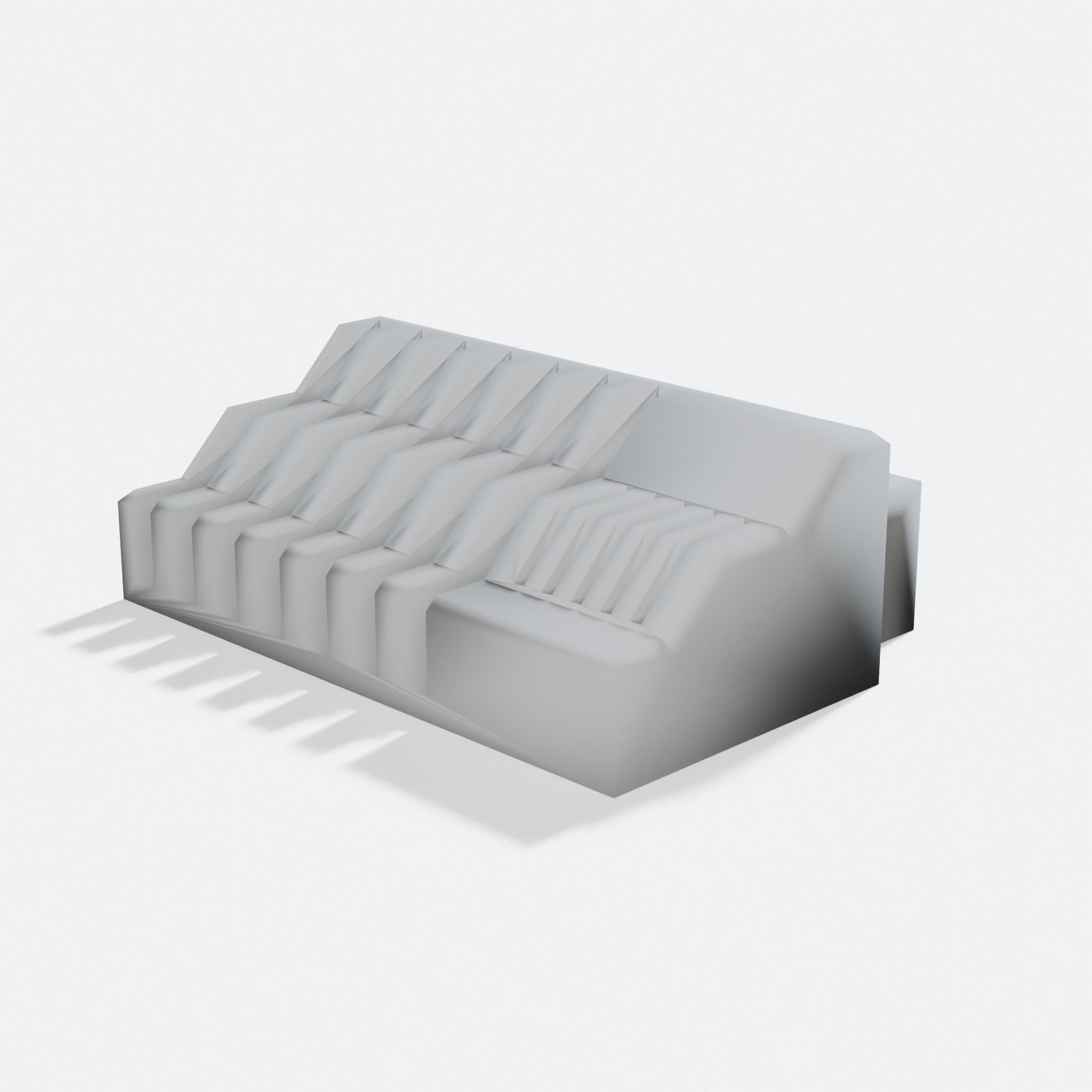 SD Card Holder for IKEA Skadis Pegboard, turn three quarter