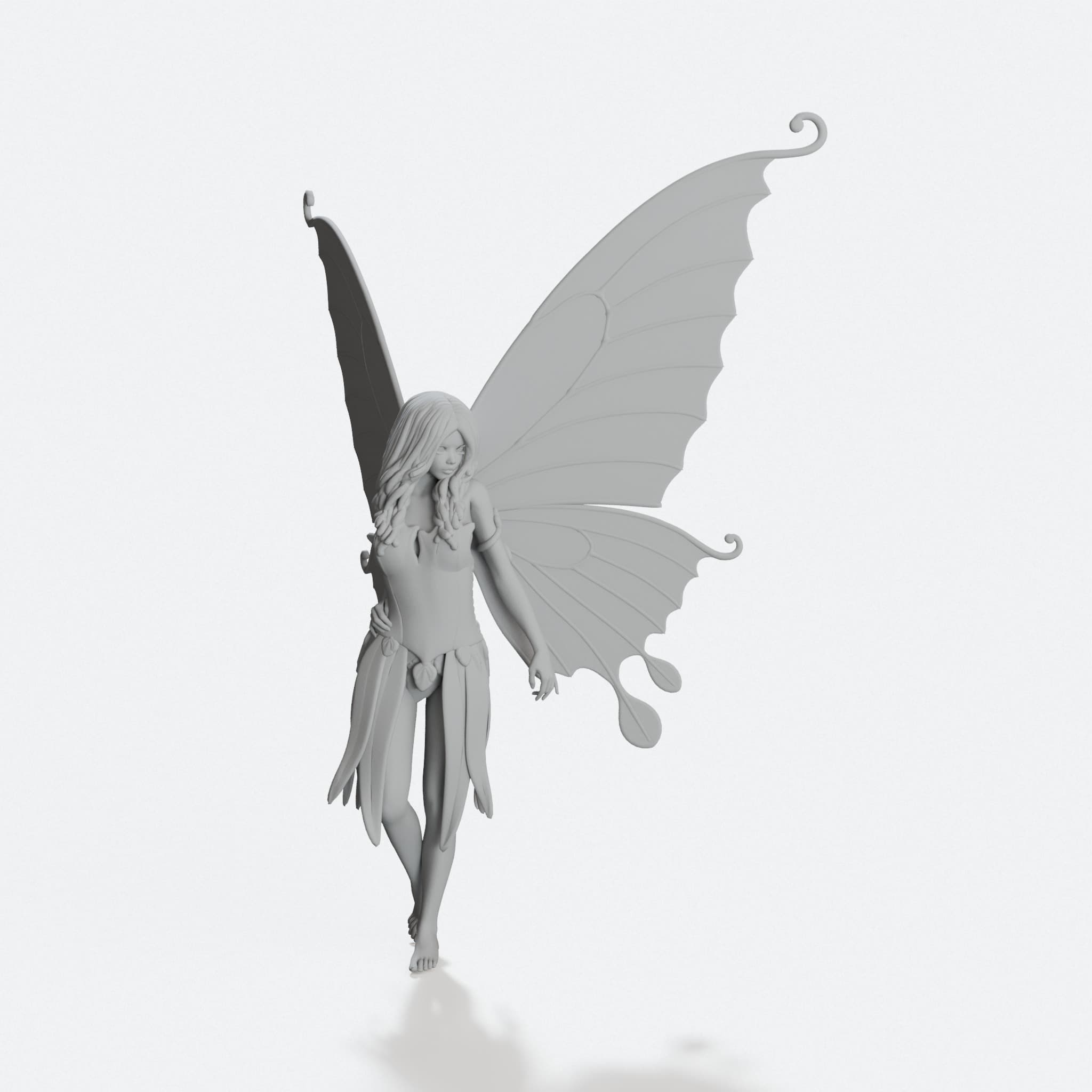 Glide Pose Fairy Figurine for Fantasy Decor, hero tilt