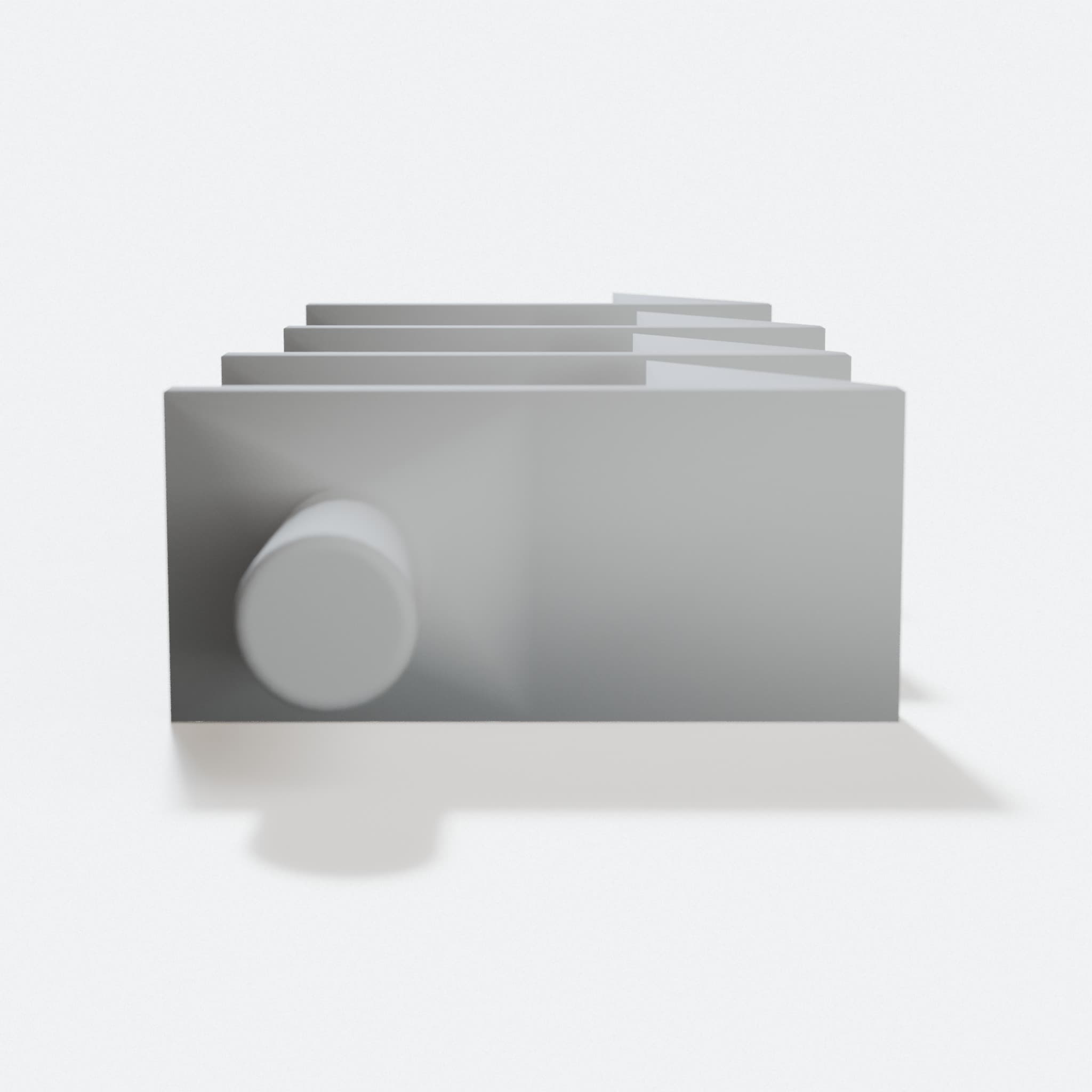 3D Printed Shelf Pegs for IKEA-Style Shelves, hero tilt