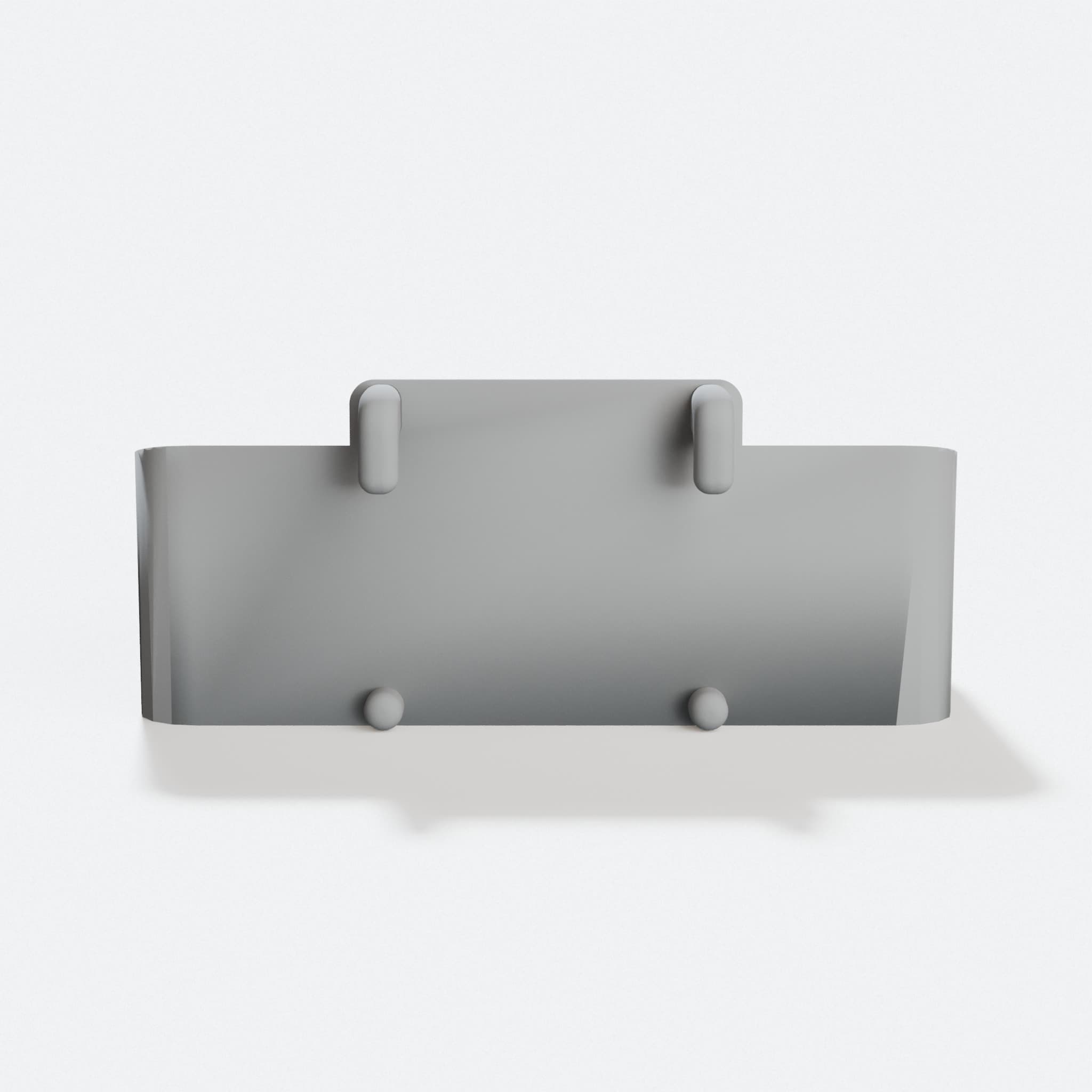 3D Printed Card Holder for IKEA Skadis Pegboard, hero tilt
