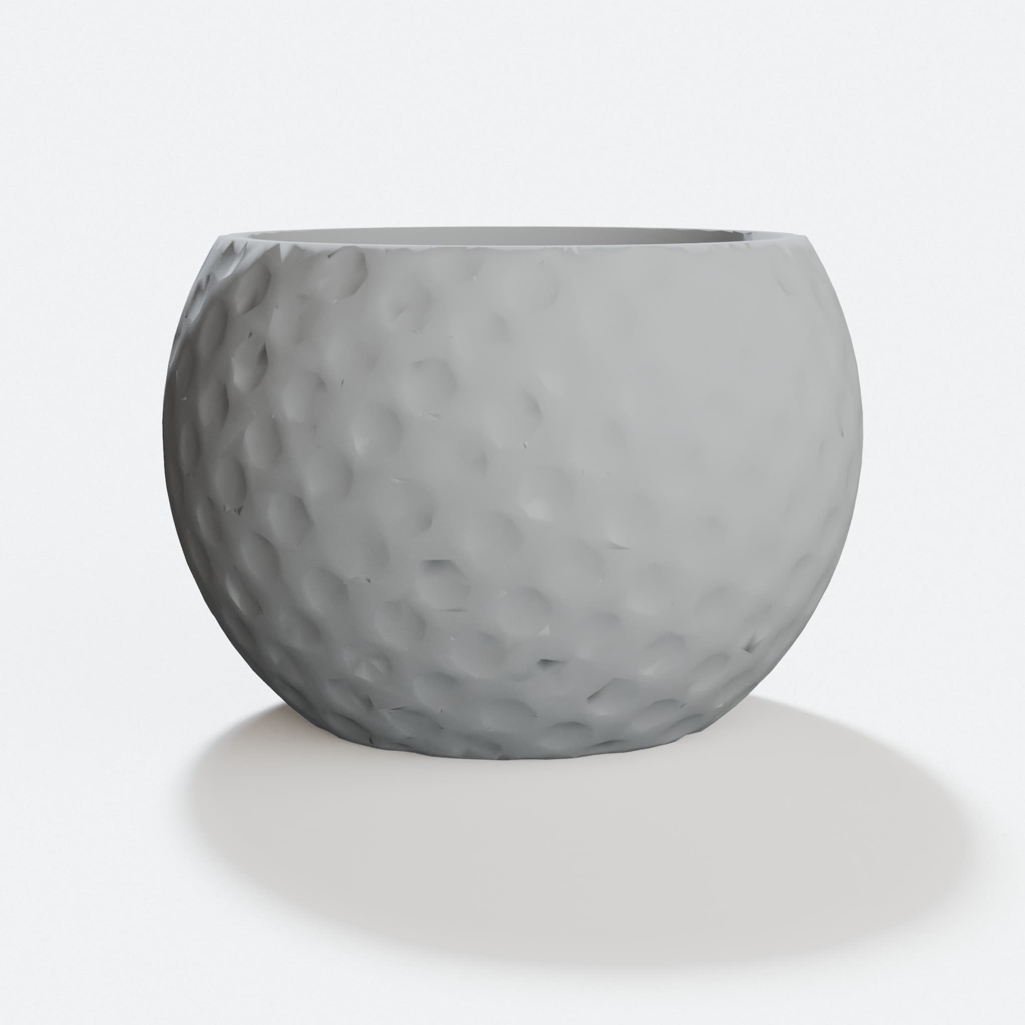 Golf Plant 3D Printed Home Decor Planter, hero tilt