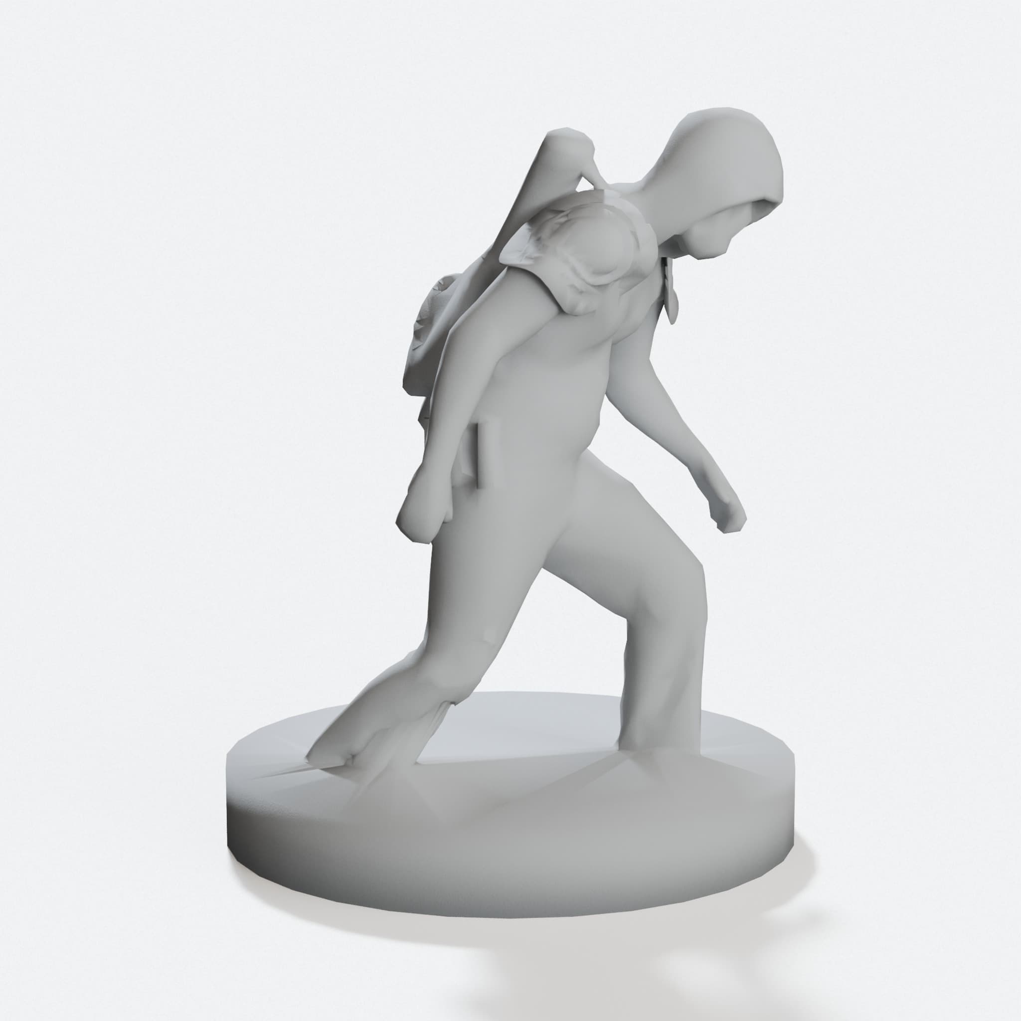 Rogue Figurine for D&D and Pathfinder, Tabletop Mini, hero tilt