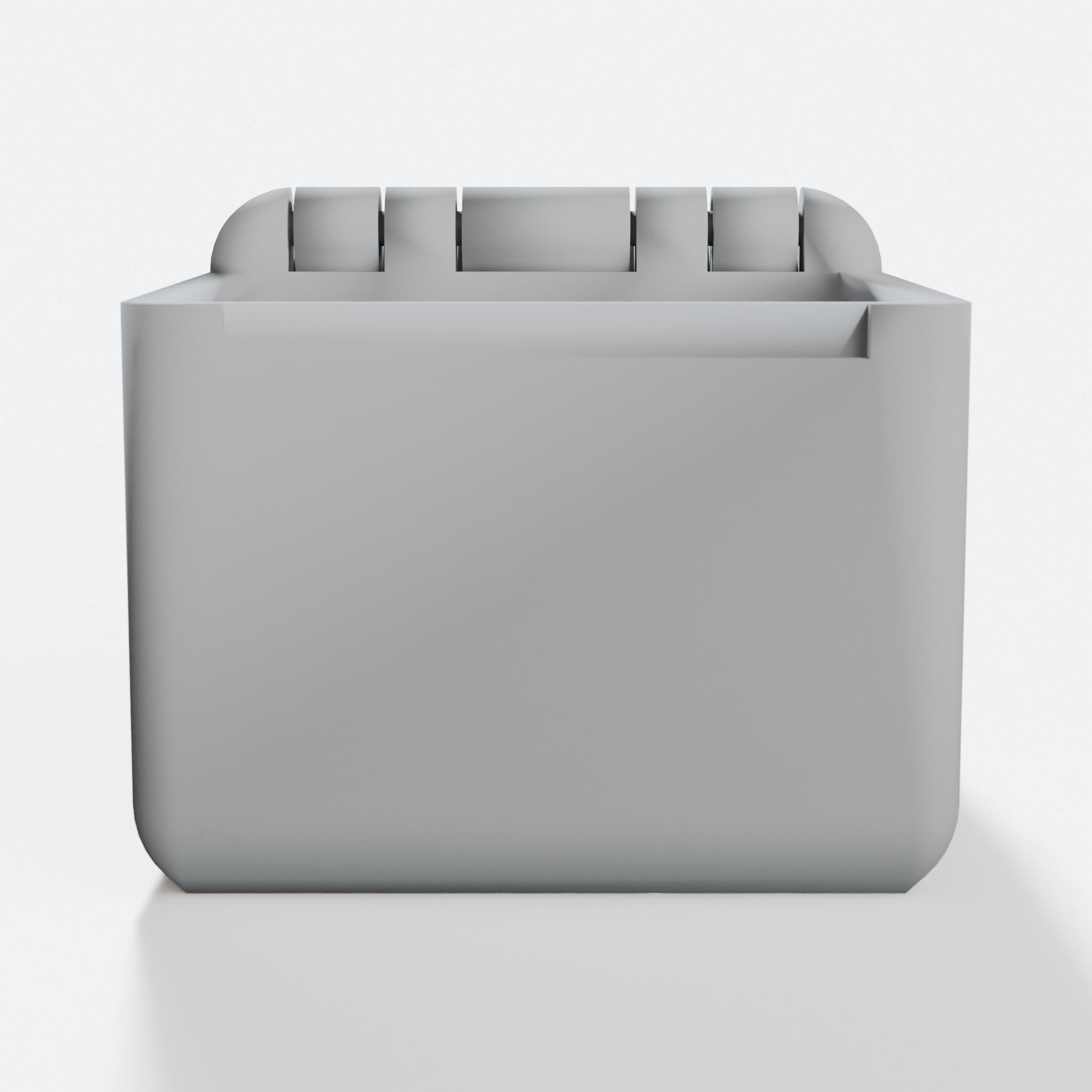 3D Printed Hinged Box Organizer, Print-In-Place, hero tilt