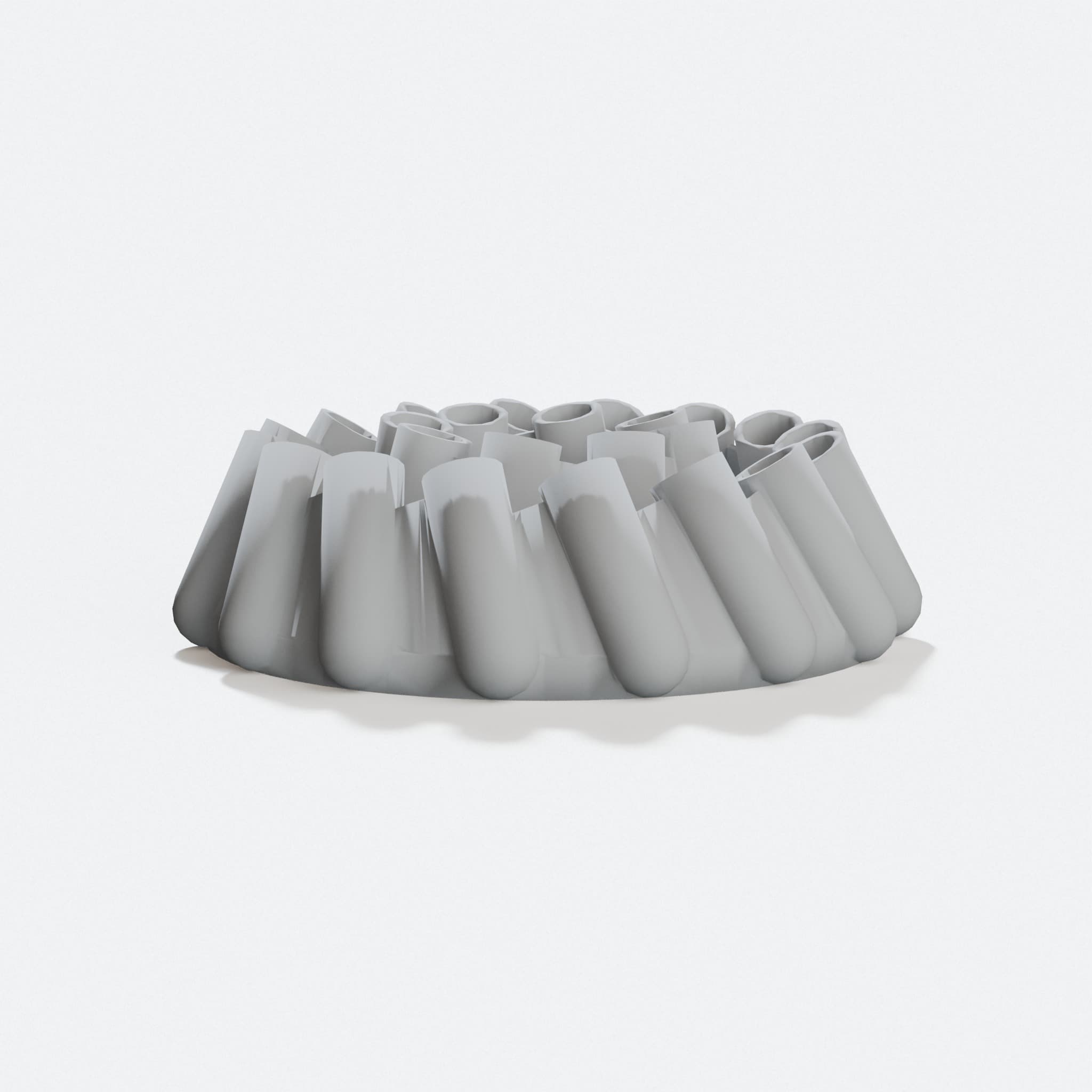 Hyperboloid 3D Printed Pencil Holder for Desks, hero tilt