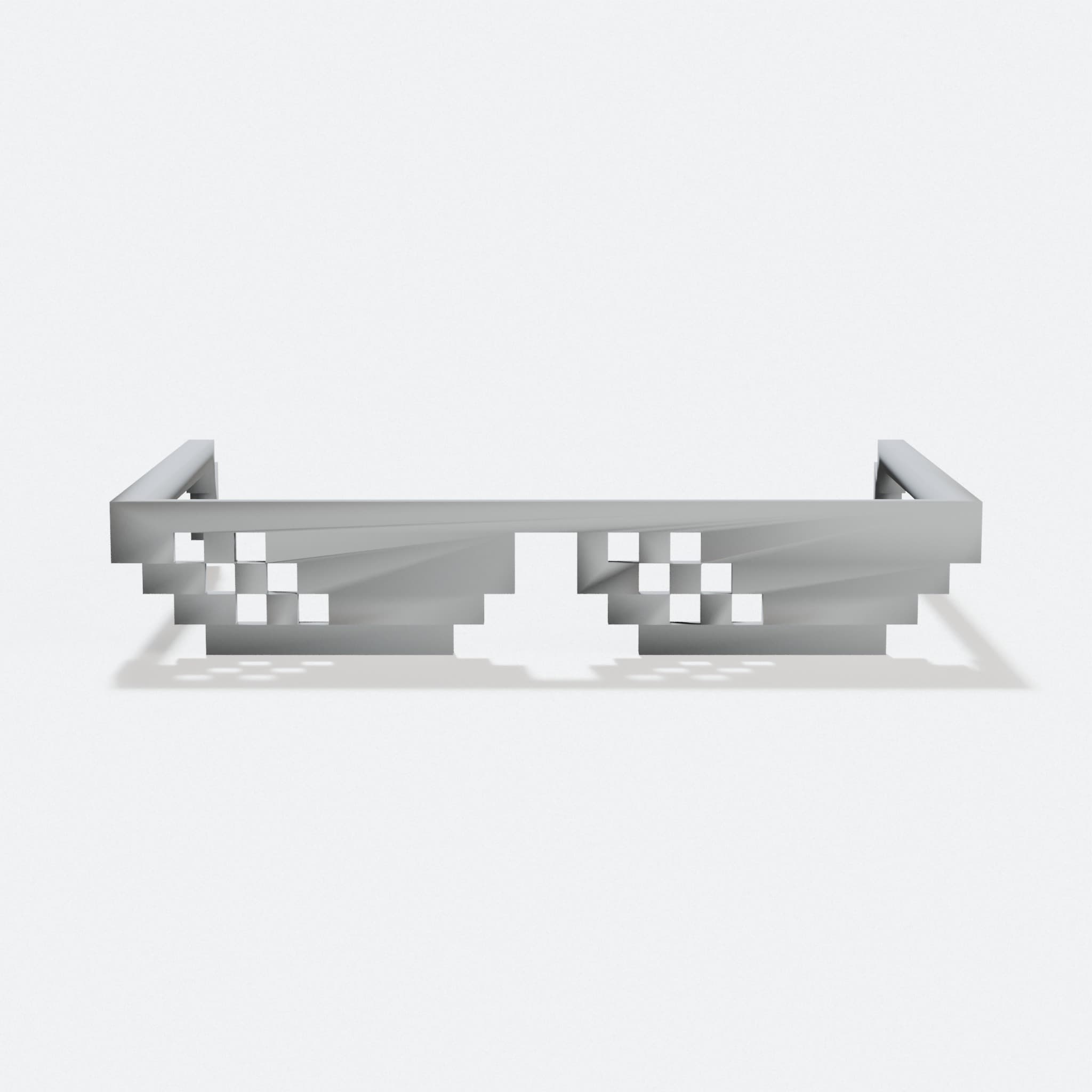 Deal With IT Meme Glasses 3D Printed Toy, hero tilt