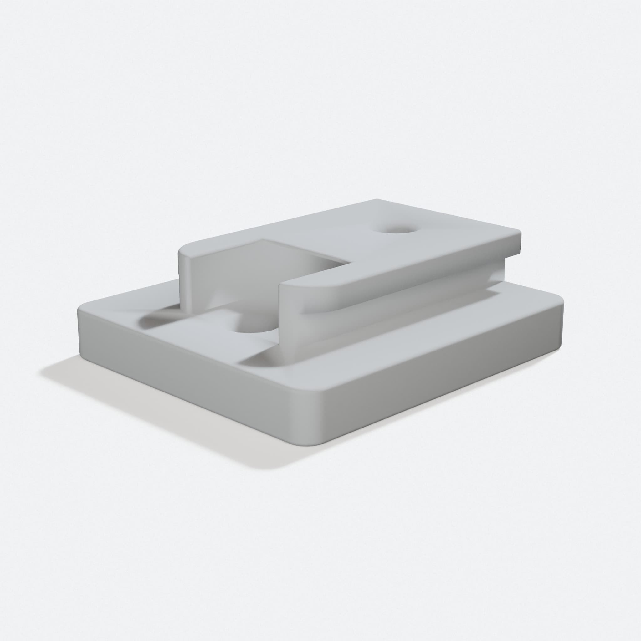 Compatible with Milwaukee M18 Tool Holder 3D Printed, turn three quarter