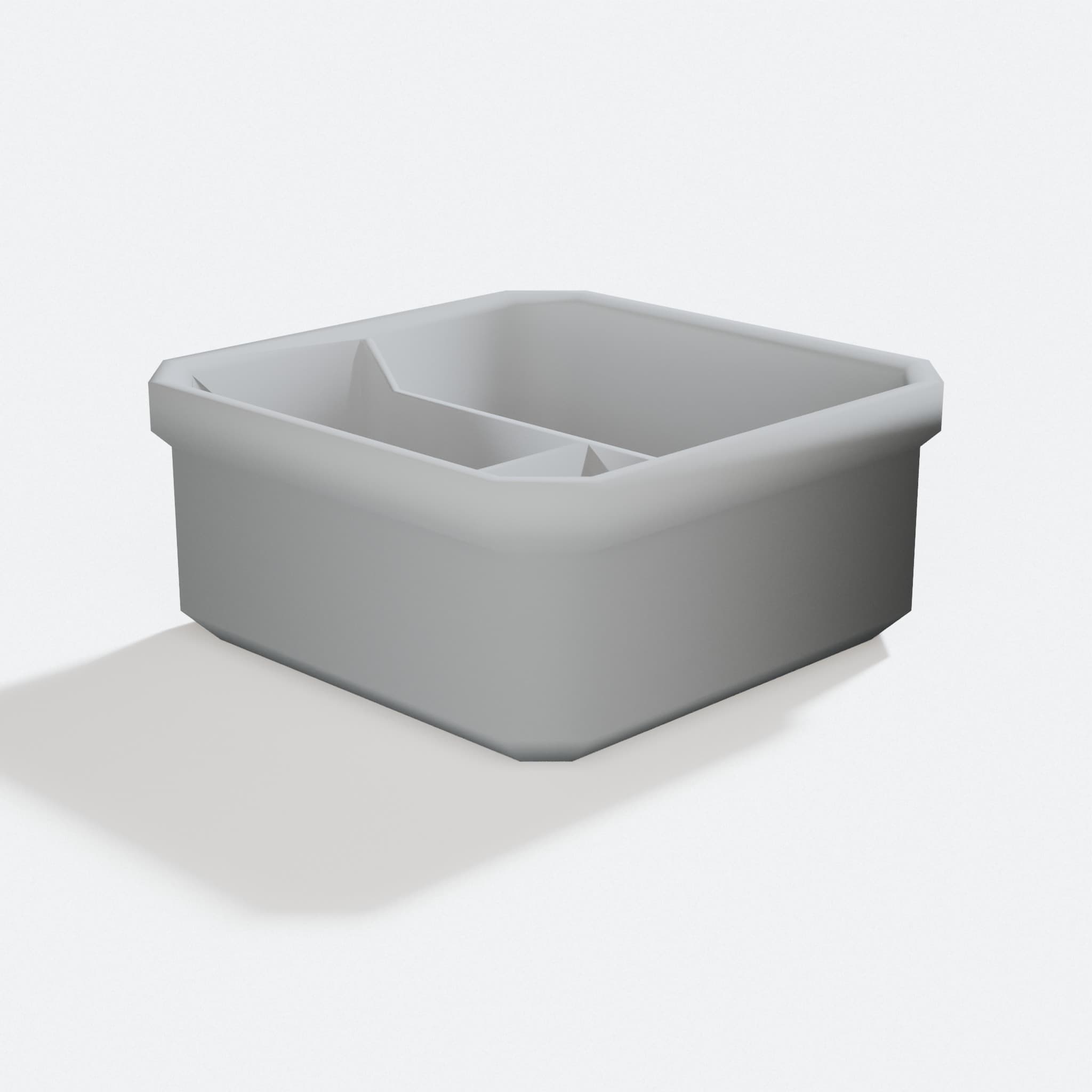 Compatible with Milwaukee Low Profile 3D Printed Organizer, turn three quarter