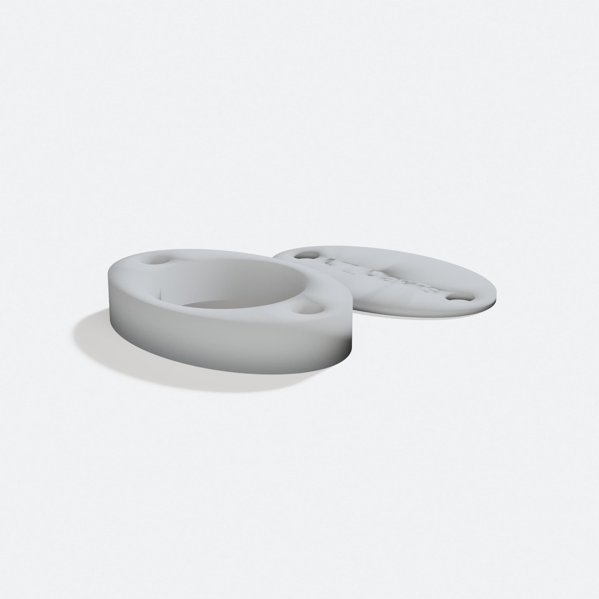Compatible with Milwaukee Packout Airtag Holder, turn three quarter