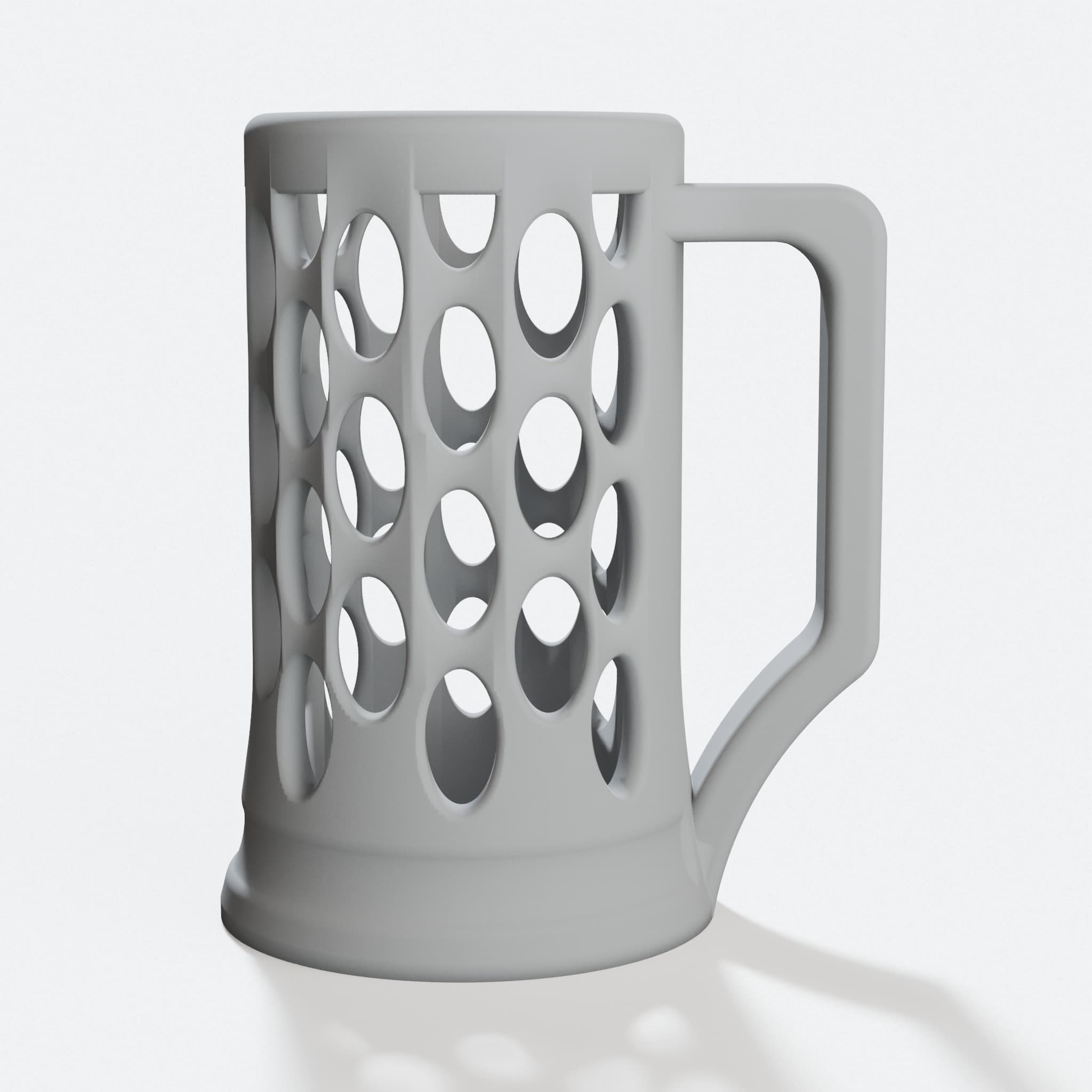 500ml Can Mug Holder - 3D Printed Kitchen Accessory, hero tilt
