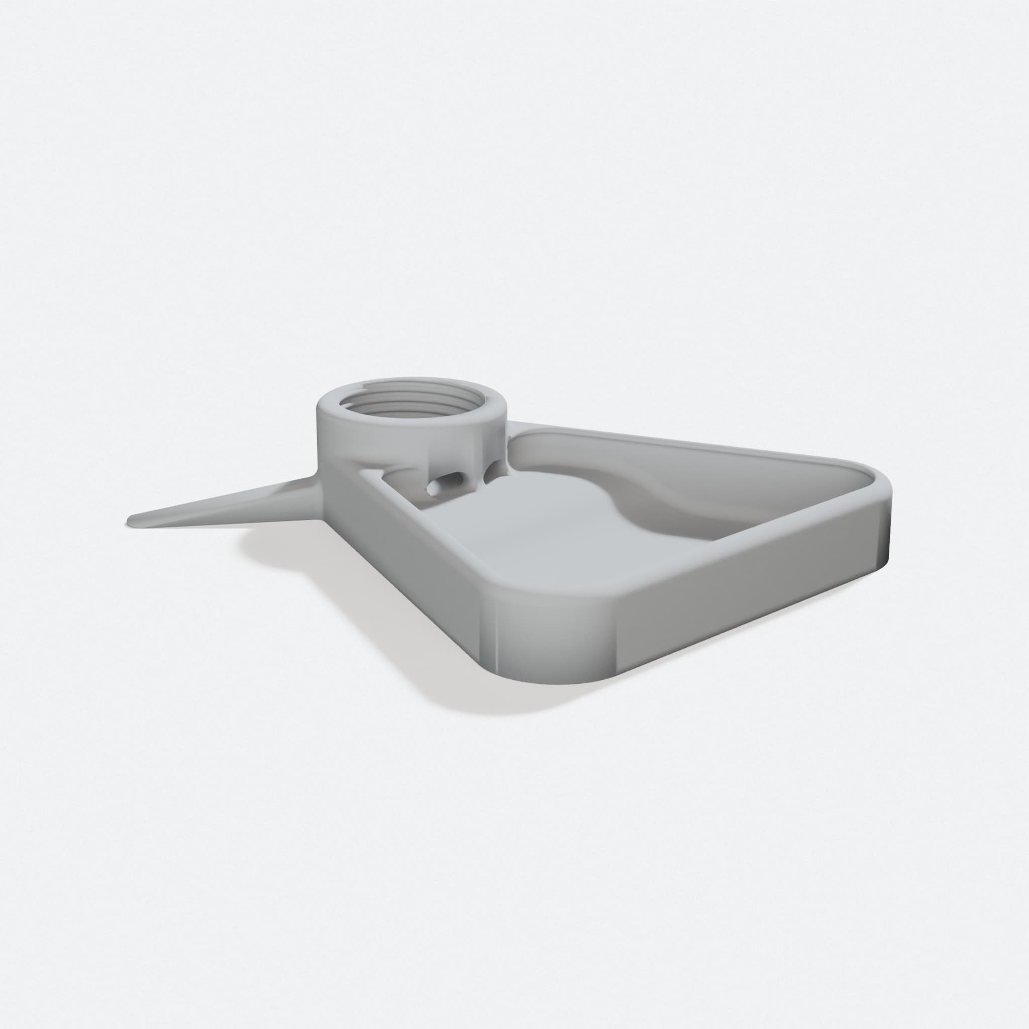 Gravity Fed Cat Water Dish, 3D Printed Pet Feeder