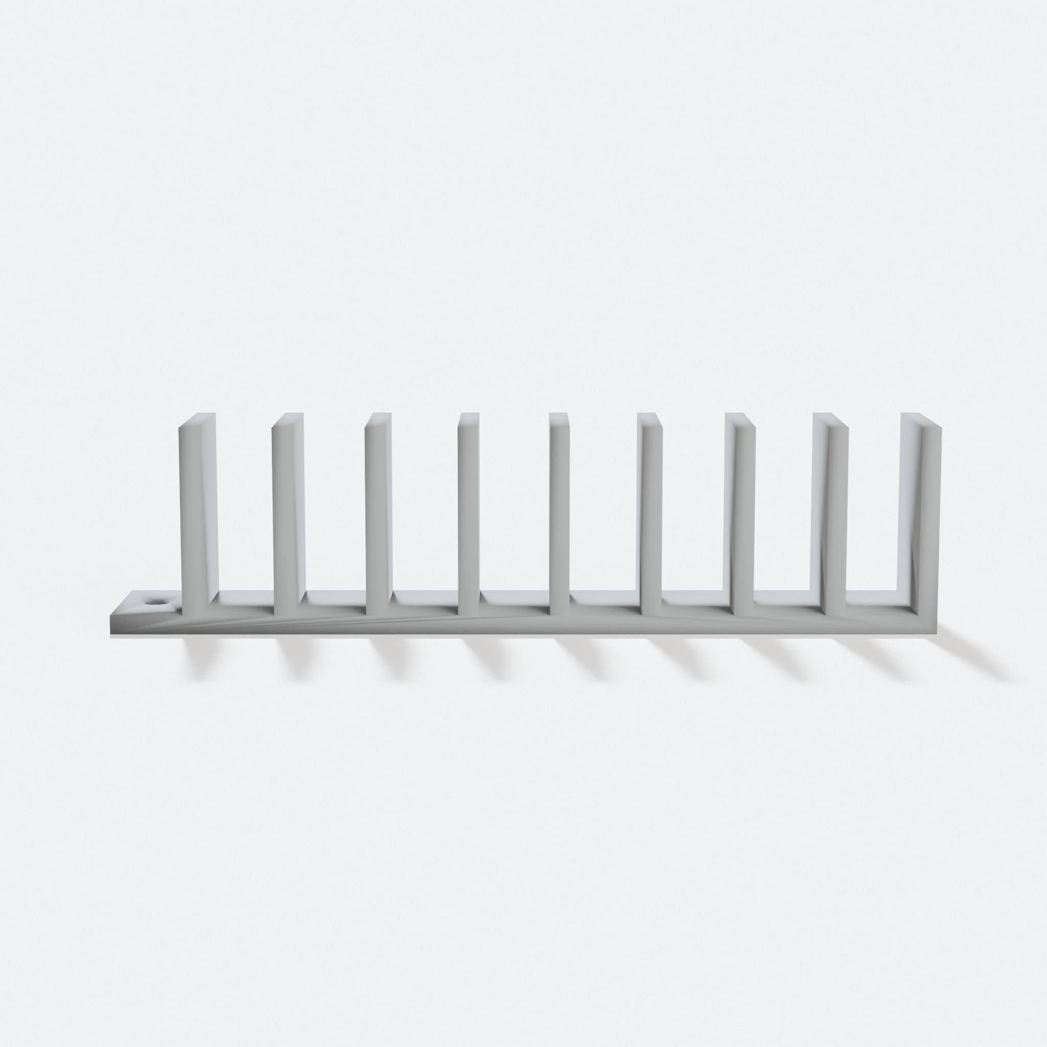 PS4 Blu Ray Wall Rack, 3D Printed Organizer, hero tilt