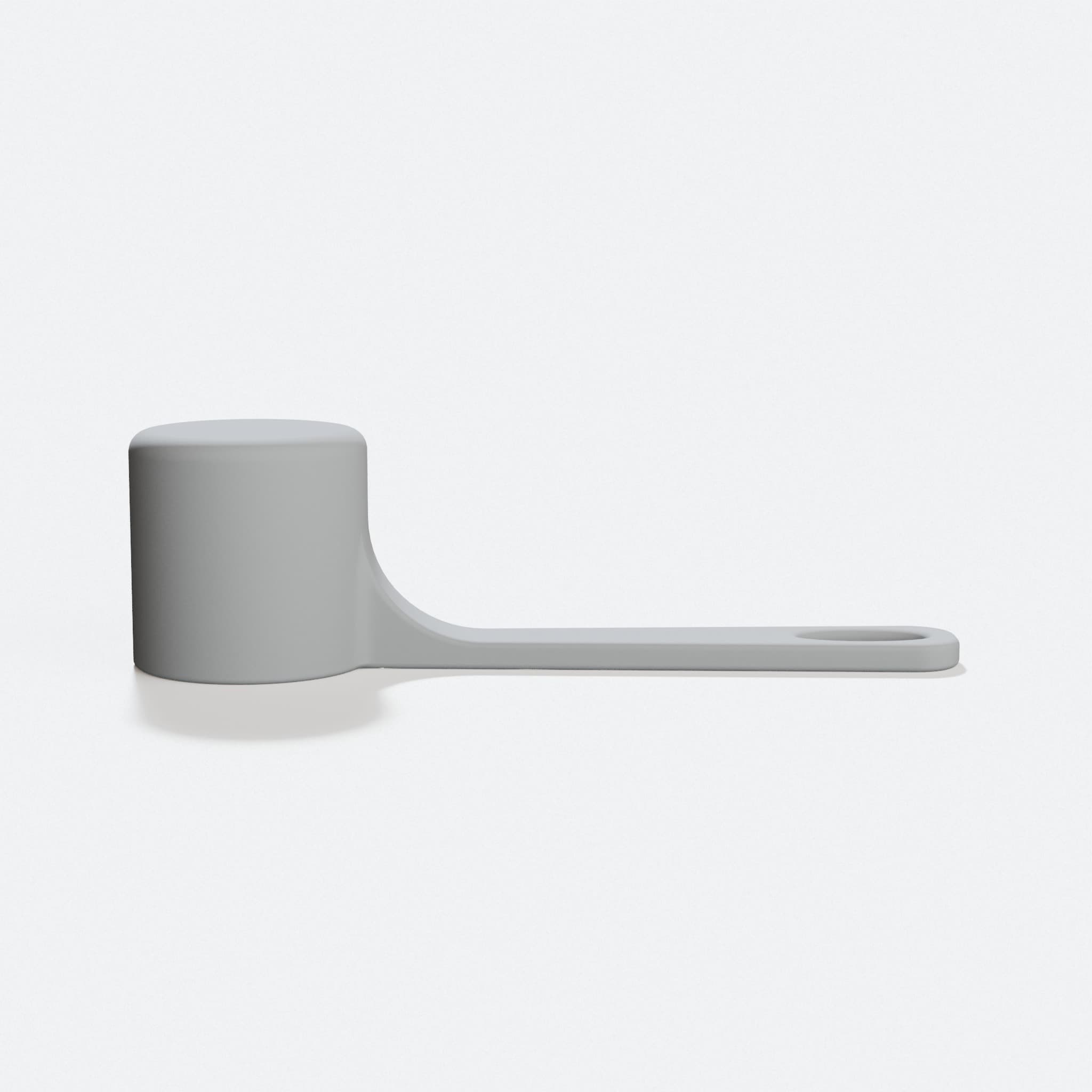 Funnel Spoon Rev 2, 3D Printed Kitchen Tool, hero tilt