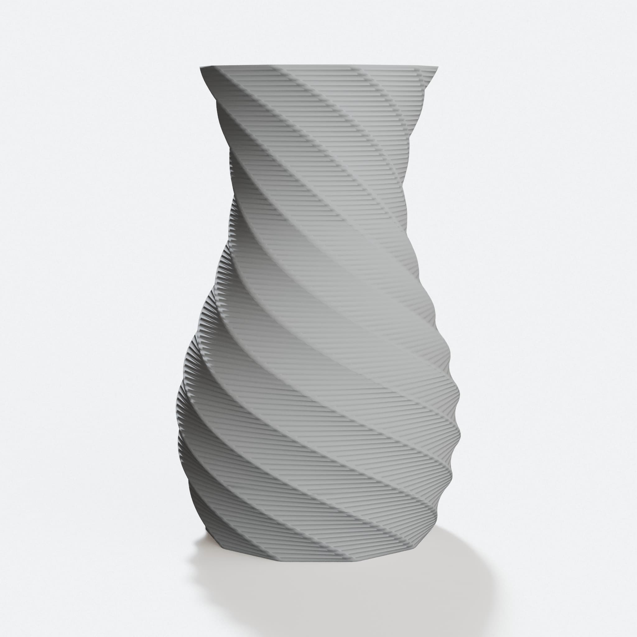 Spiral Vase 3D Printed Home Decor, hero tilt