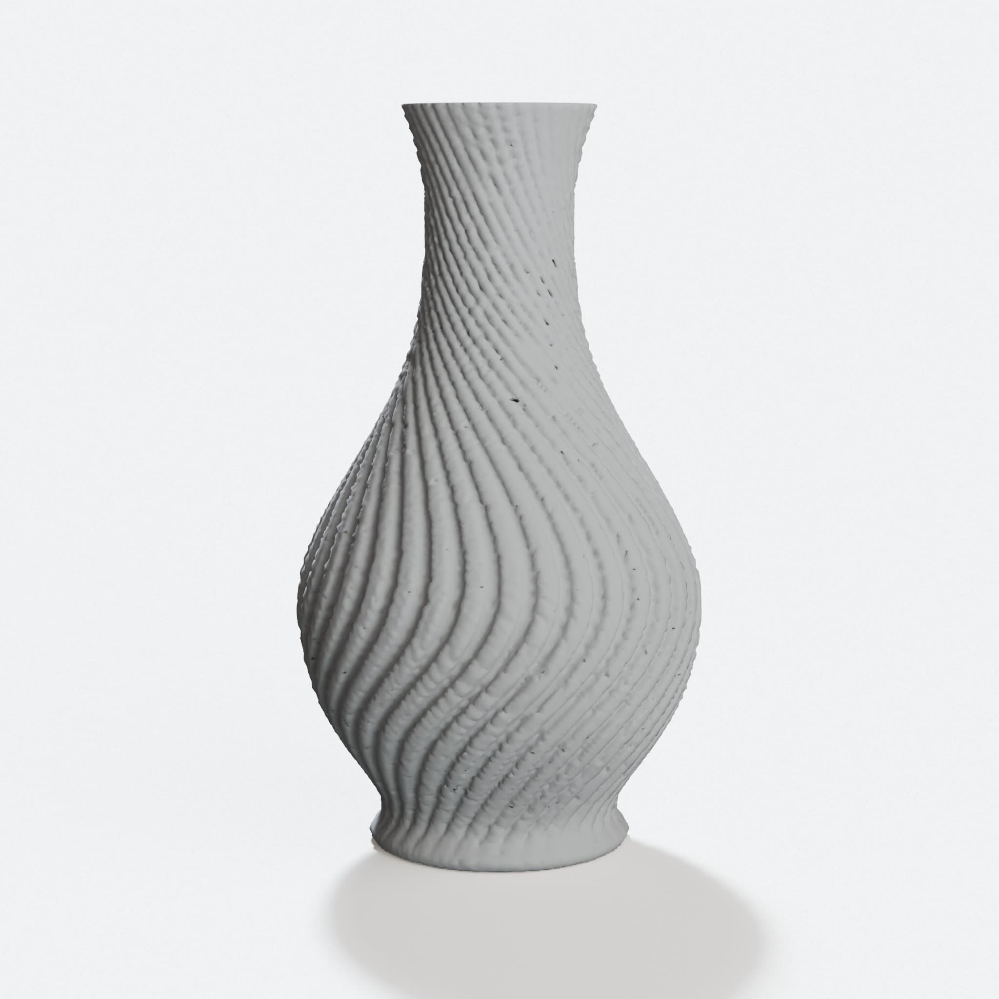 Spiral Twisted Vase; 3D Printed Home Decor, hero tilt