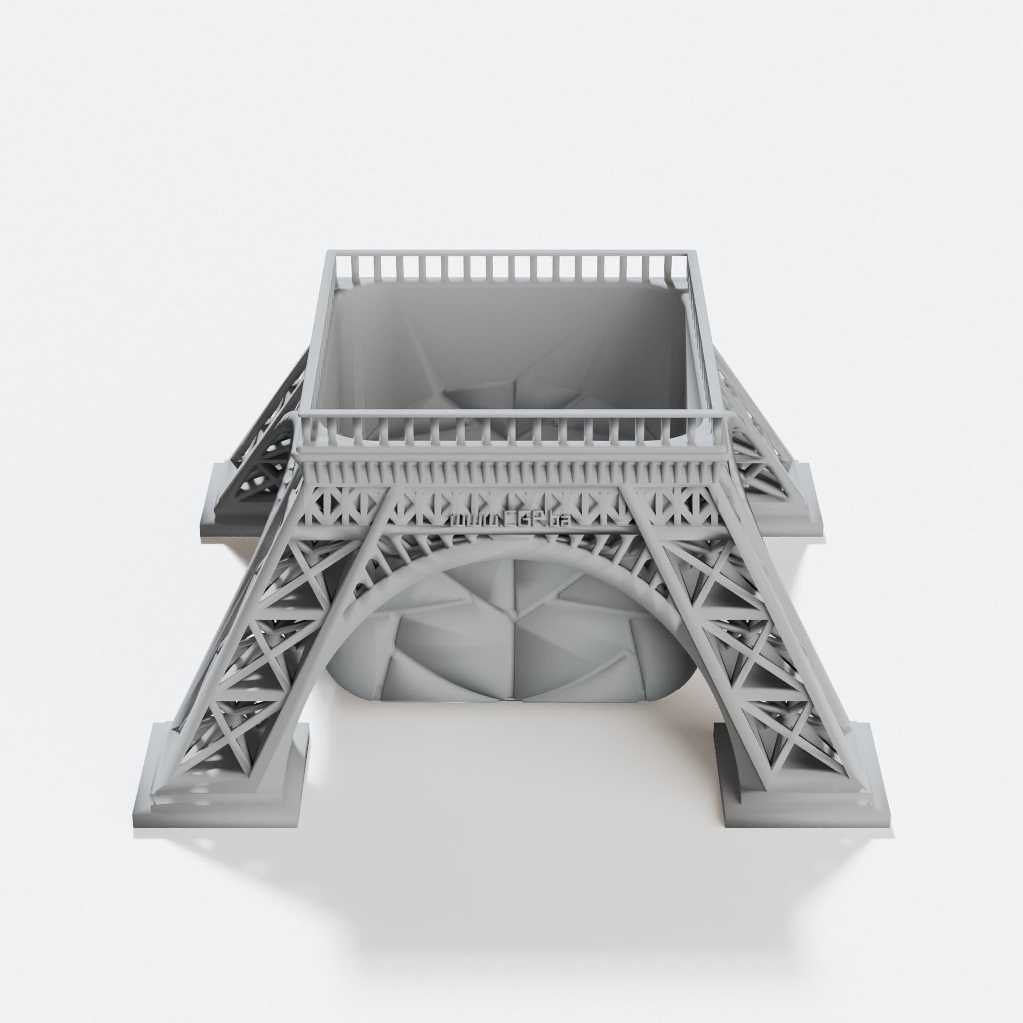 Eiffel Tower 3D Printed Vase and Pen Stand, hero tilt