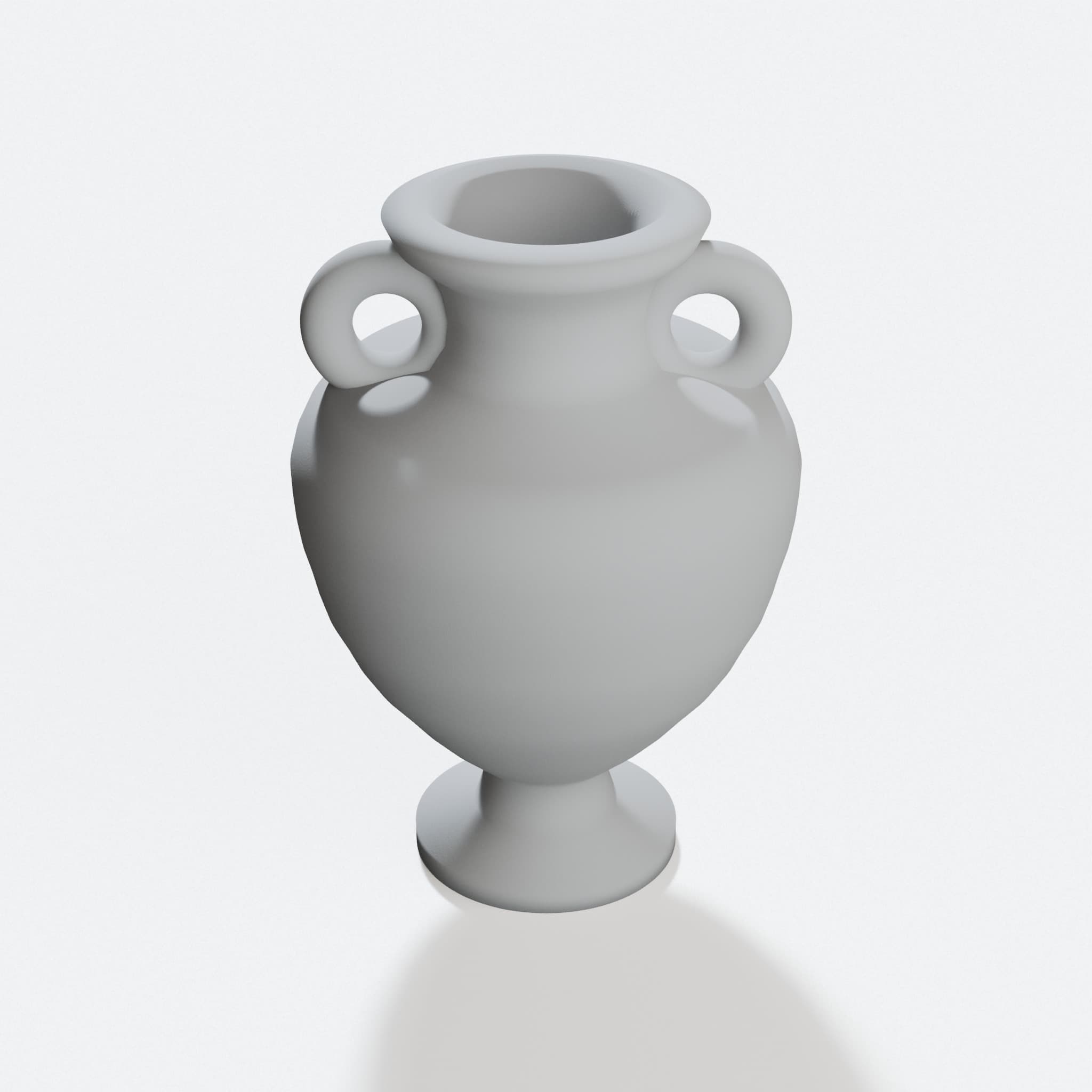 Greek Vase 3D Printed Ornament Decor, hero tilt