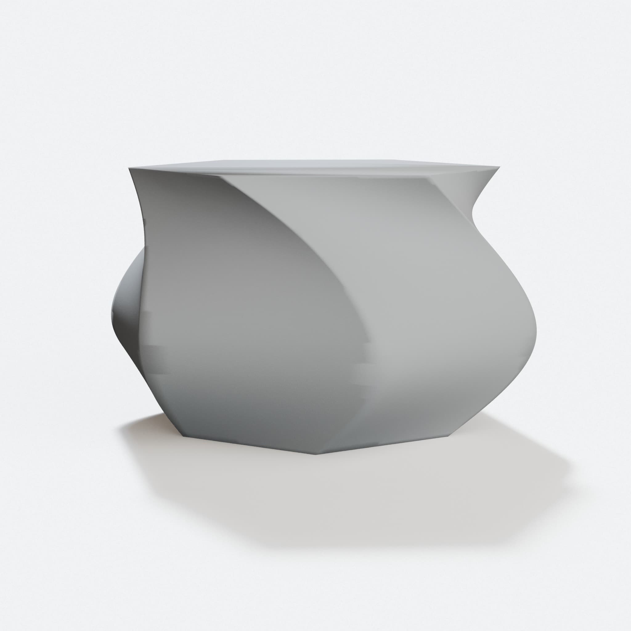 Geometric 3D Printed Pot for Succulents and Plants, hero tilt