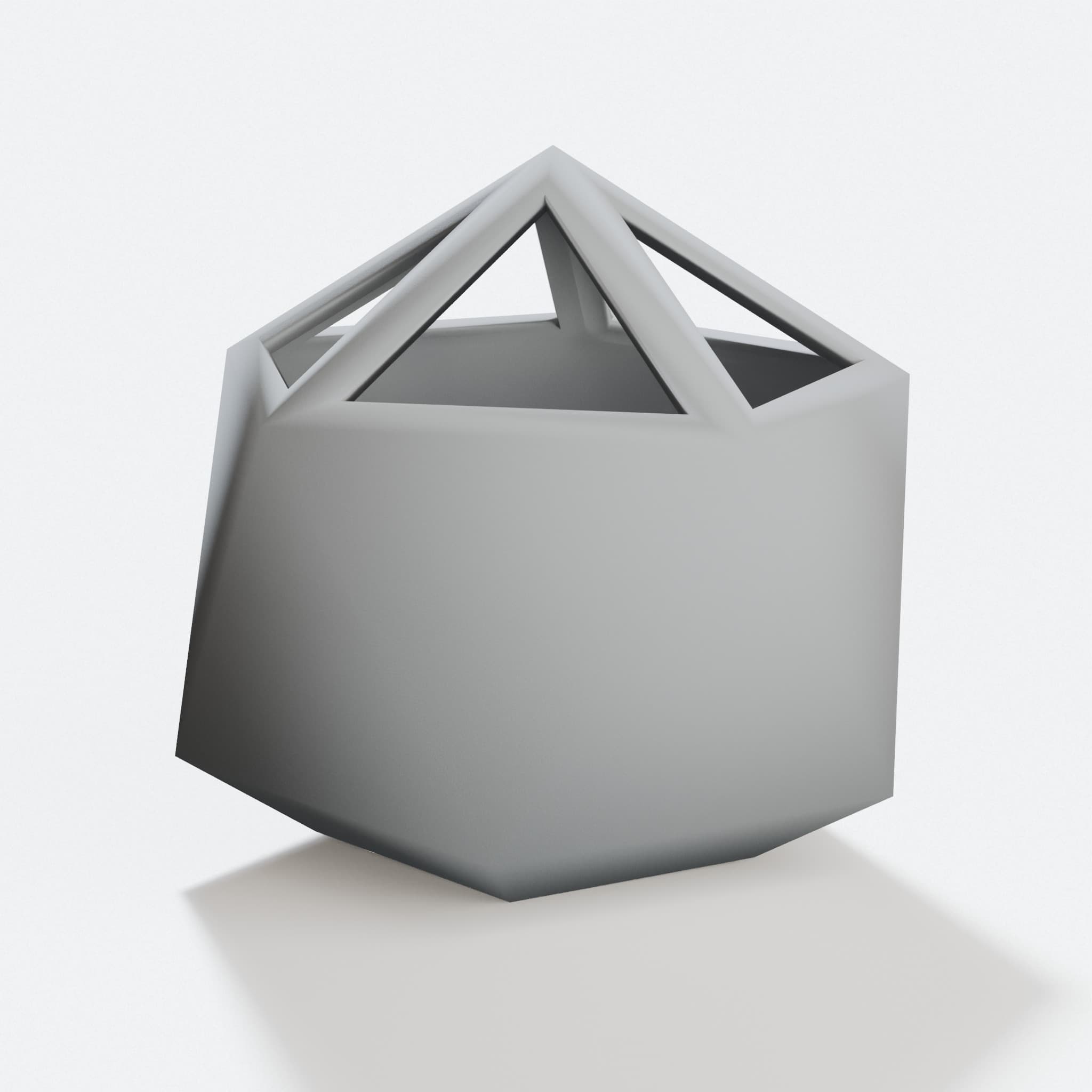 Low Poly Planter, hero tilt