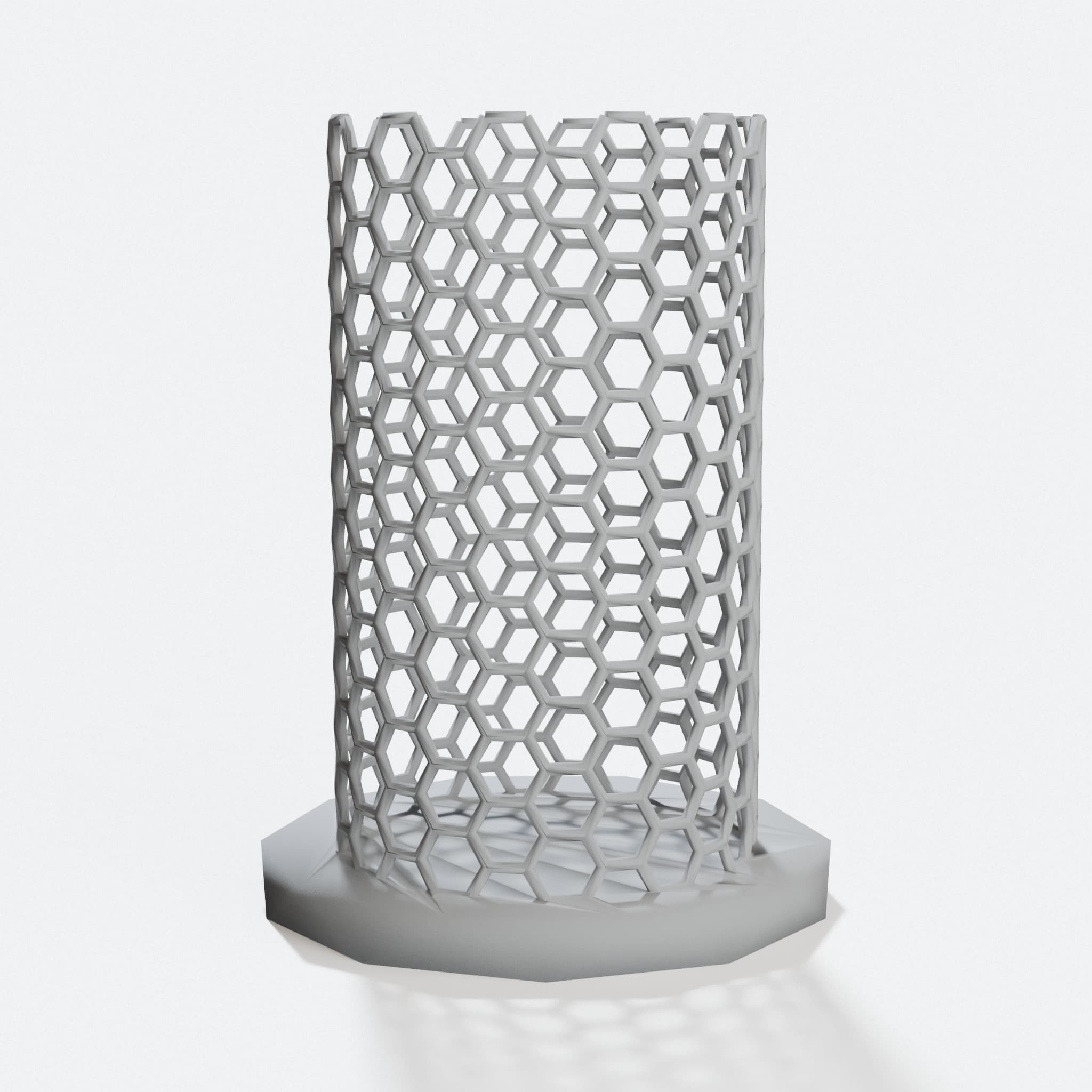 Nanotube Office Containers: 3D Printed Desk Organizer, hero tilt