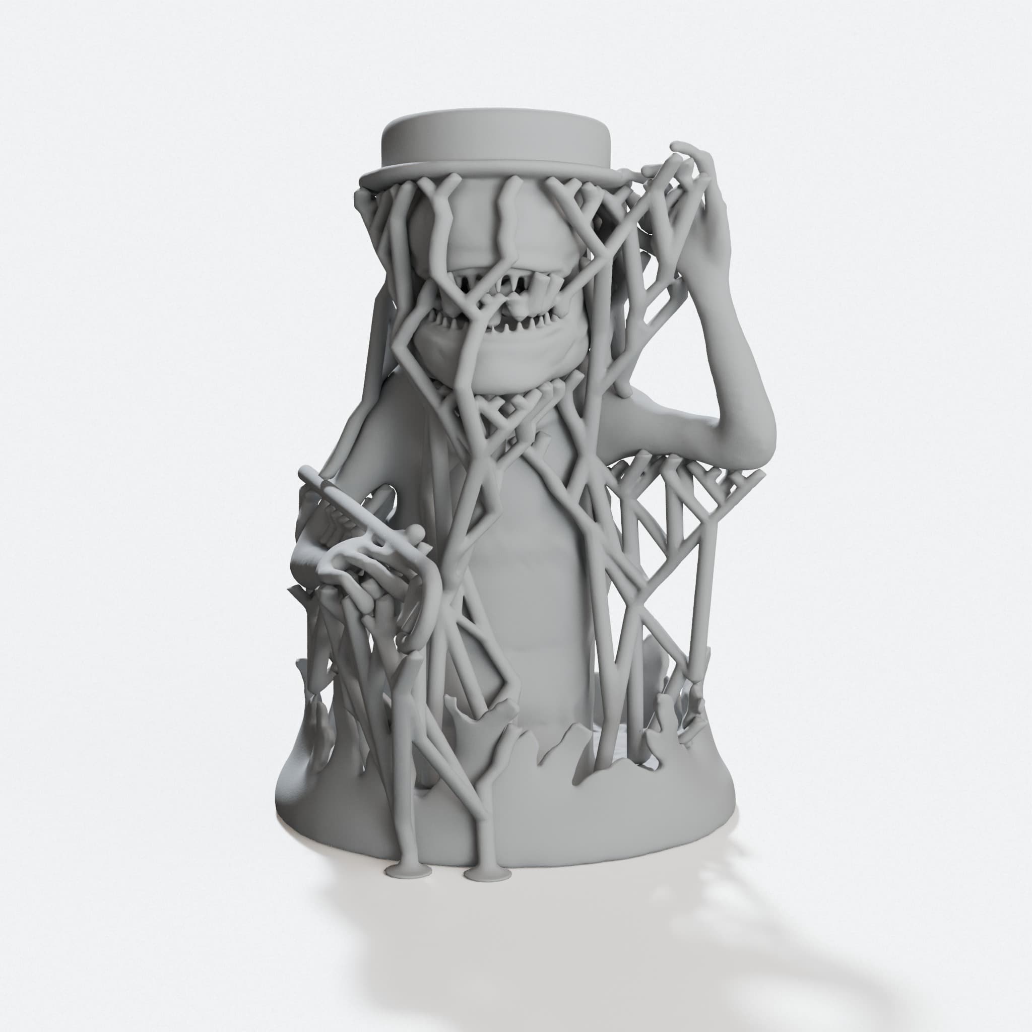 Spaceballs Chest Bursting Alien 3D Printed Toy, hero tilt