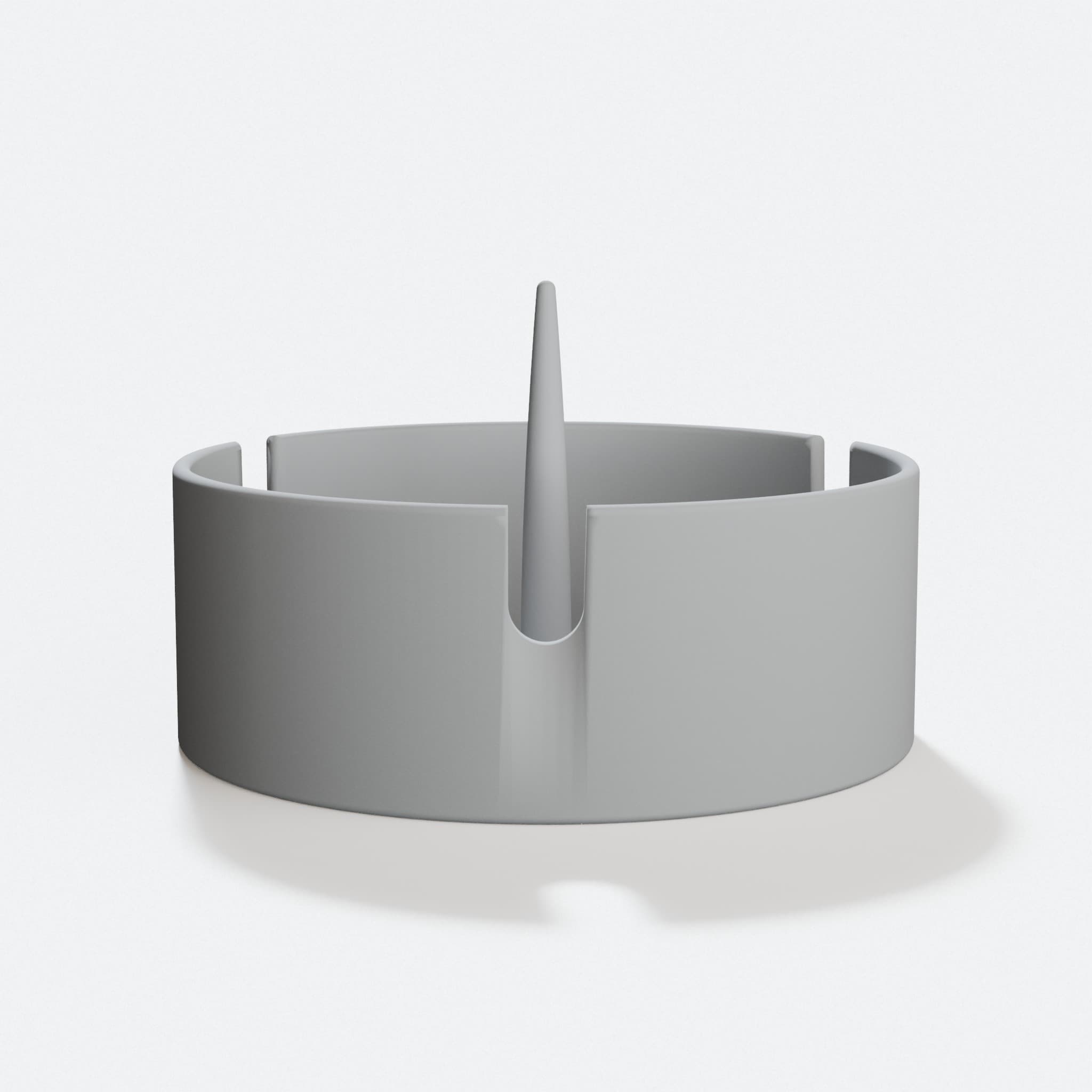 3D Printed Pipe Cleaner Ashtray with Debowler Spike, hero tilt