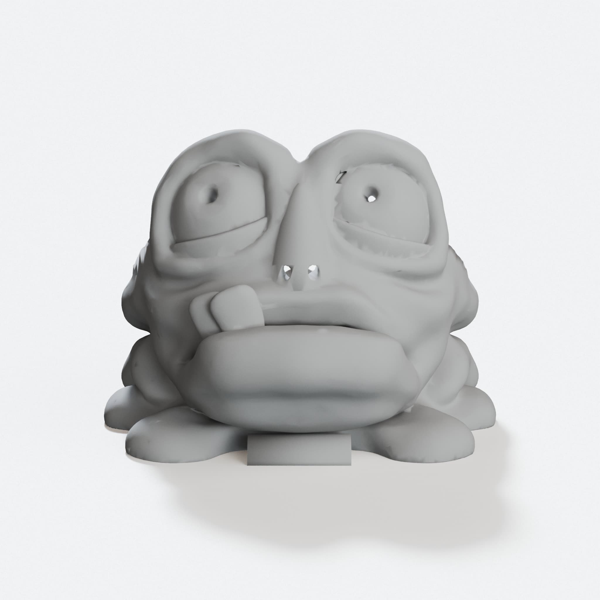 Snot Nose Nugget Yarn Bowl, 3D Printed Home Decor, hero tilt