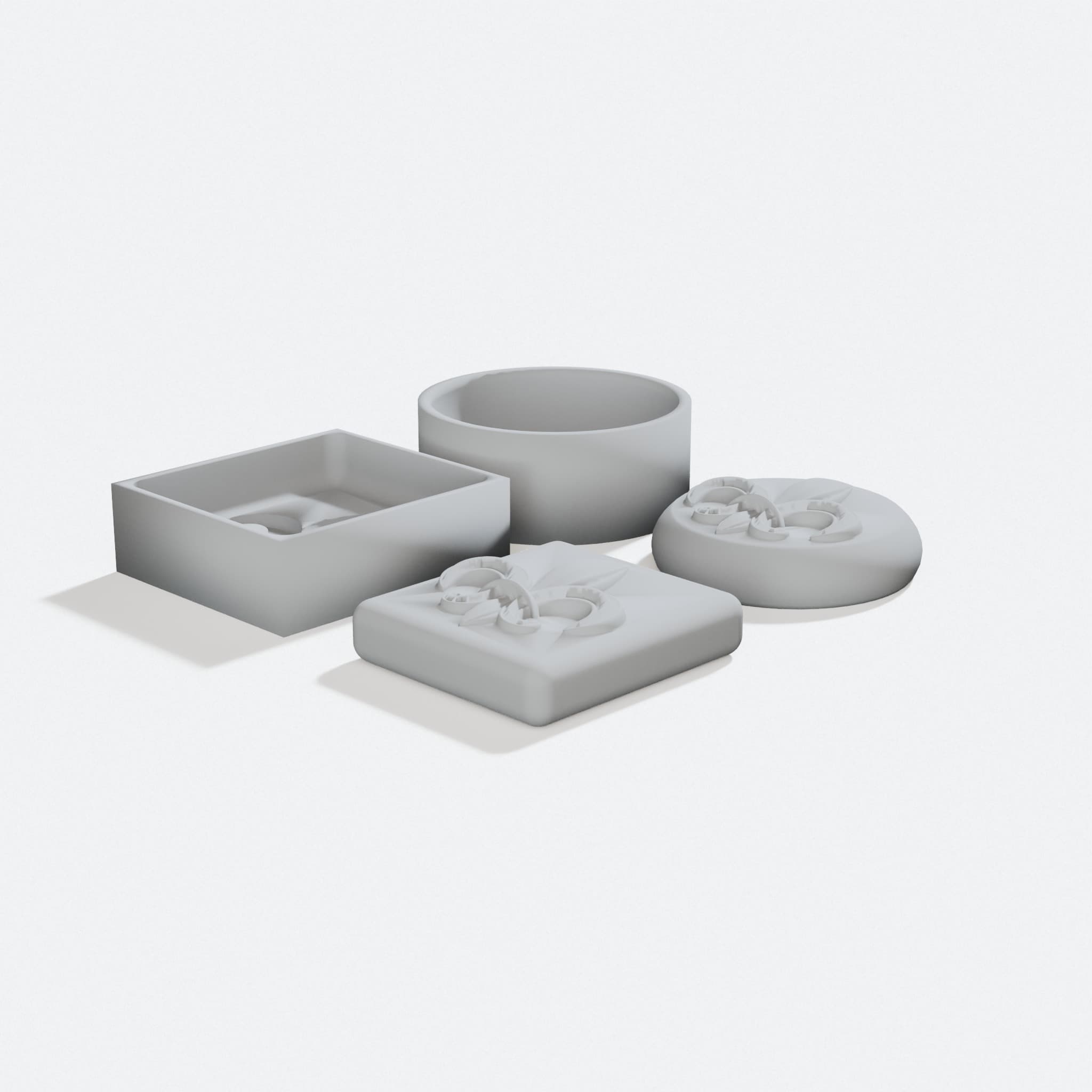 Fleur de Lis Soap Molds, 3D-Printable